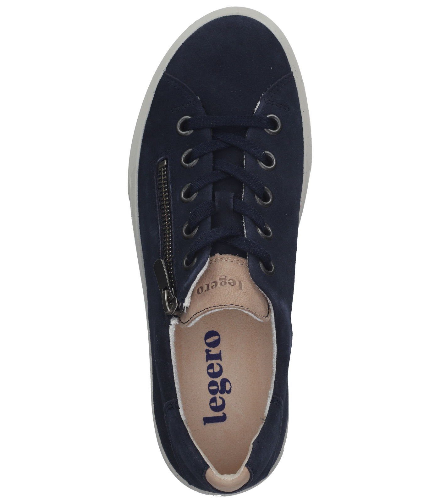 Blau Sneaker Legero Sneaker Veloursleder