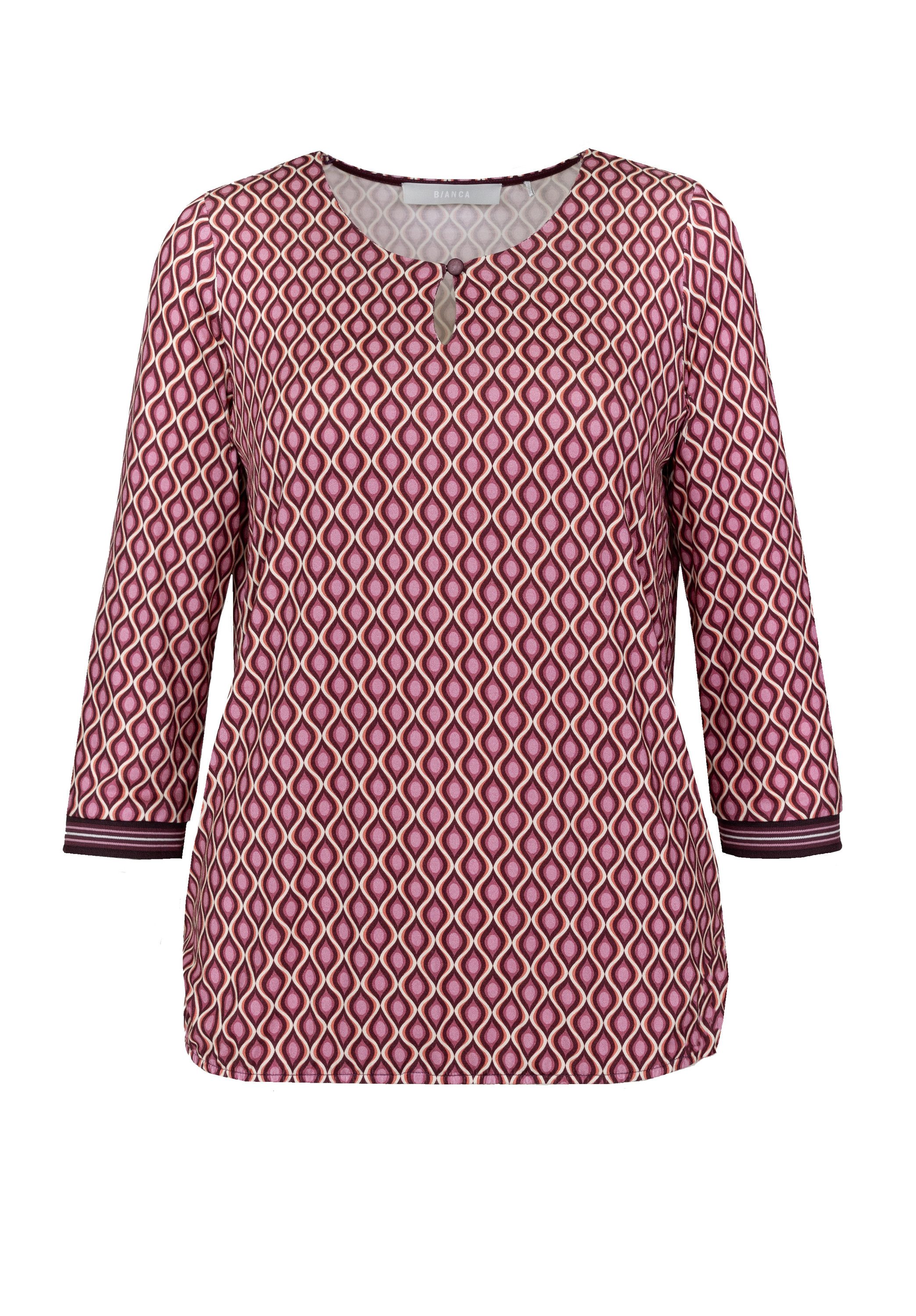 bianca Print-Shirt PAULA mit modischem Minimal-Print in Trendfarben günstig online kaufen