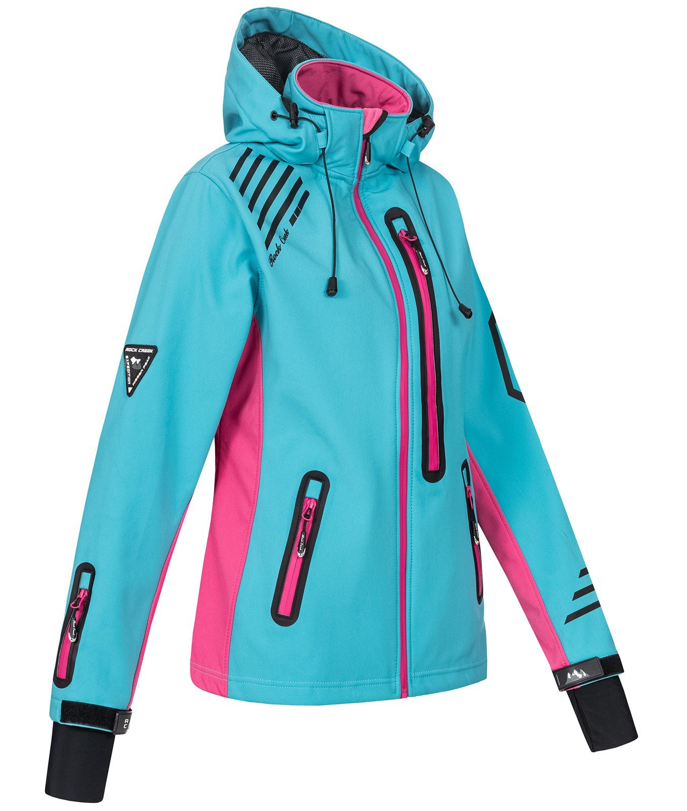 Rock Creek Softshelljacke Damen Softshelljacke Wanderjacke D-402 günstig online kaufen