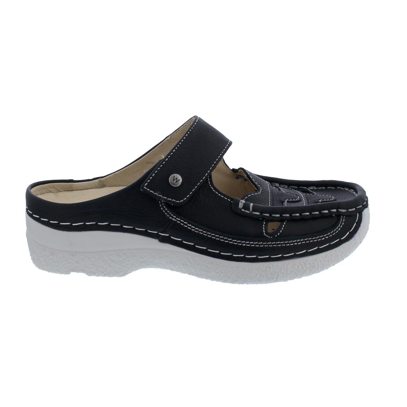 Wolky Roll Clog, Talaria Nappa leather, Black summer, 0623420-070 Clog