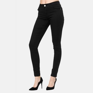 Elara Slim-fit-Jeans Elara Damen Stretch Hose Push Up Jeans (1-tlg)