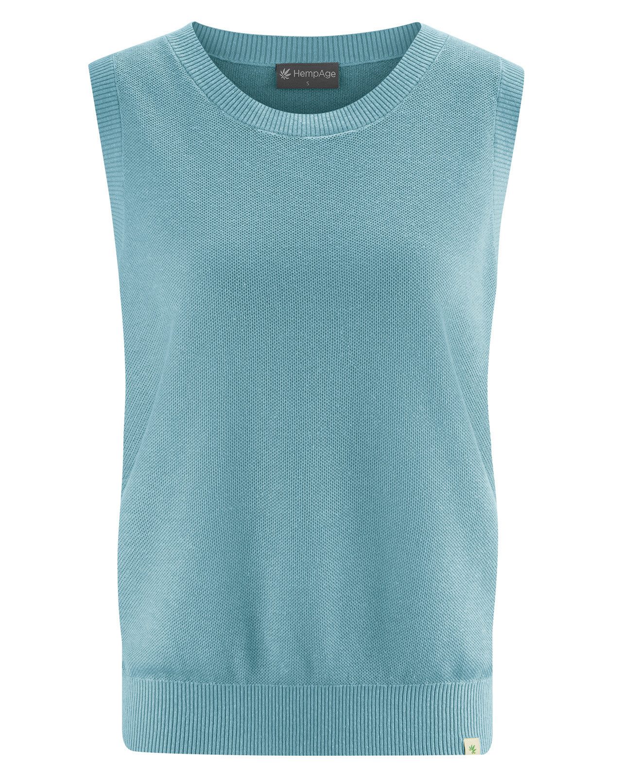 HempAge Pullunder Moderner Pullunder Hanf/Biobaumwolle Normal Fit