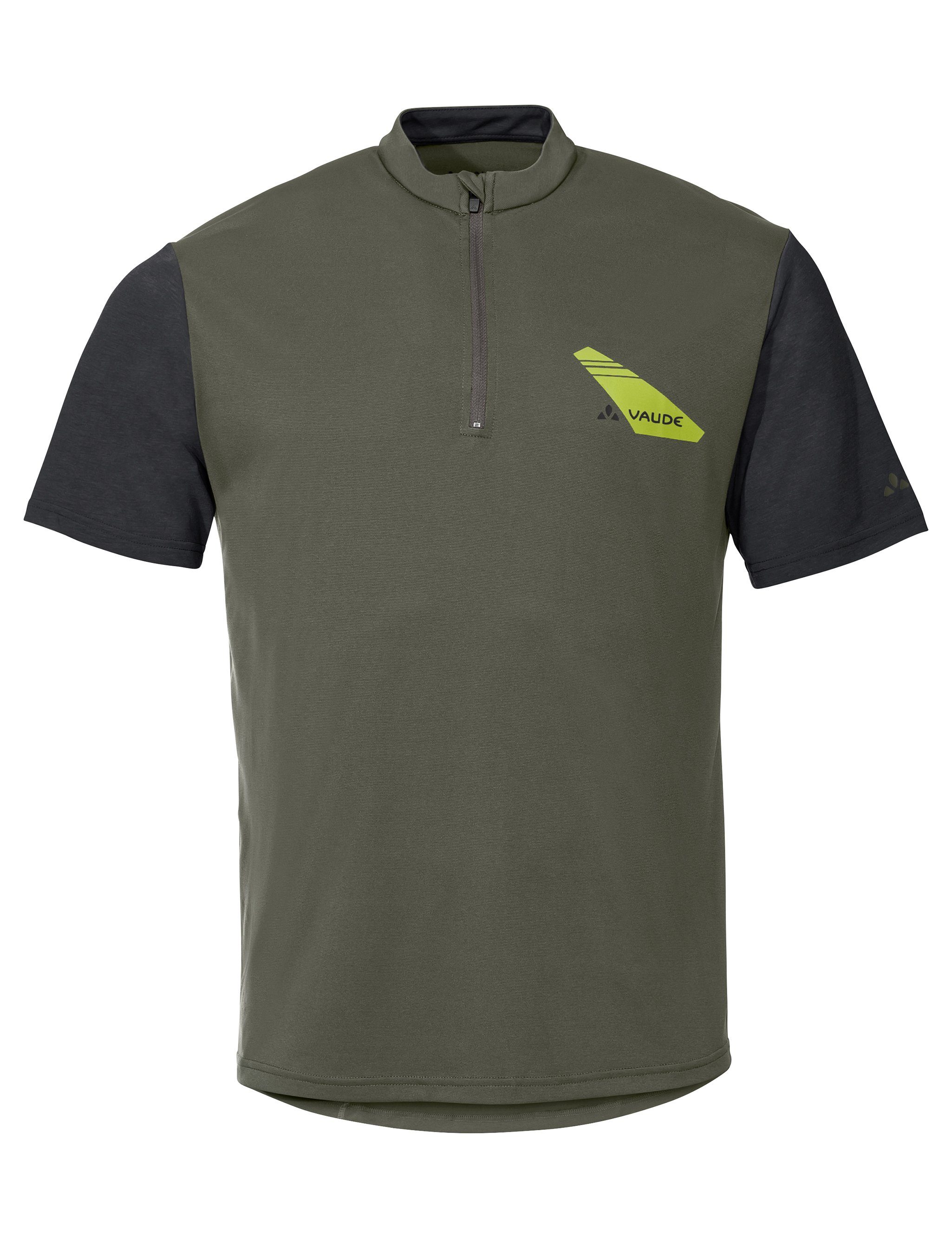 VAUDE T-Shirt Men's Ledro Shirt (1-tlg) Grüner Knopf khaki