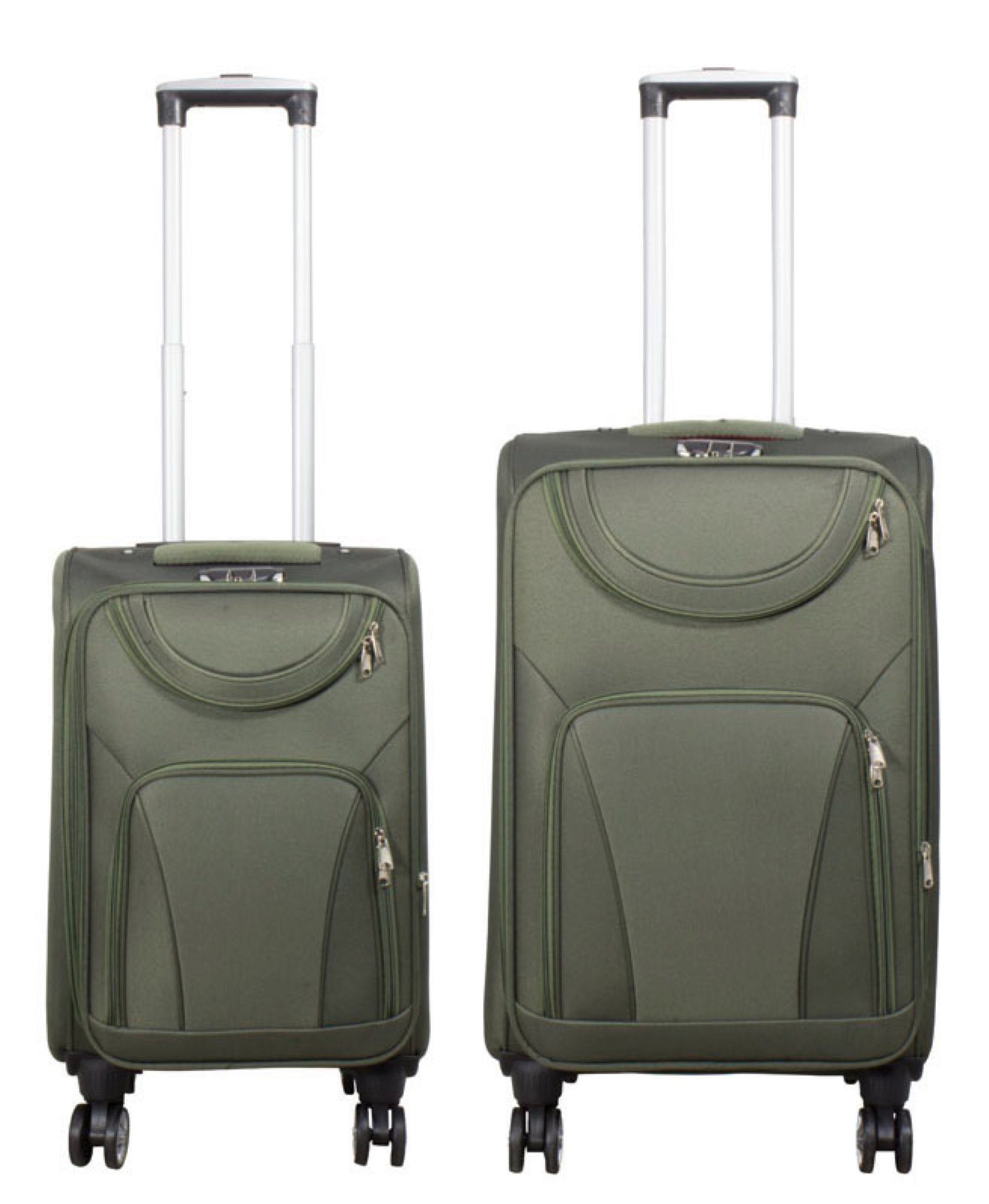 Trolleyset 2-teilig - 68cm und 55cm - 4 Rollen - mit Dehnfalte - in 4 Farben - Koffer - Reisegepäck