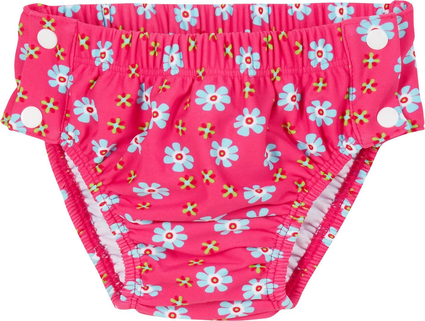 Blumen Badehose UV-Schutz zum Windelhose Knöpfen Playshoes