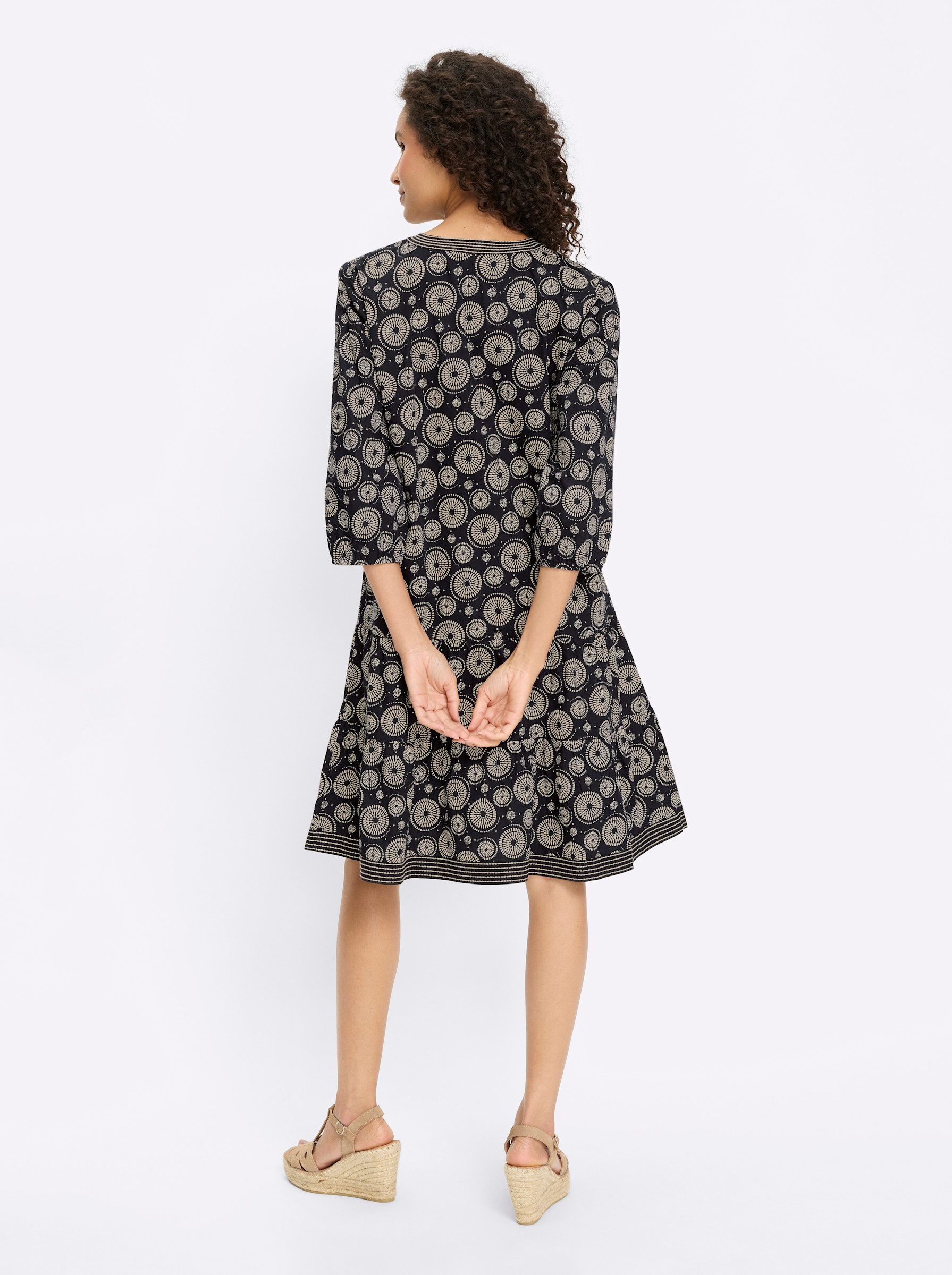 heine Etuikleid Druck-Kleid 3/4-Arm