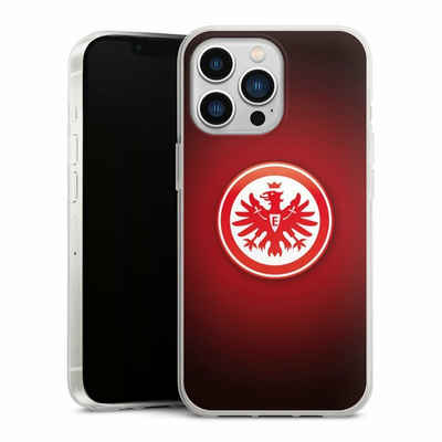 DeinDesign Handyhülle Eintracht Frankfurt Offizielles Lizenzprodukt Wappen, Apple iPhone 13 Pro Silikon Hülle Bumper Case Handy Schutzhülle