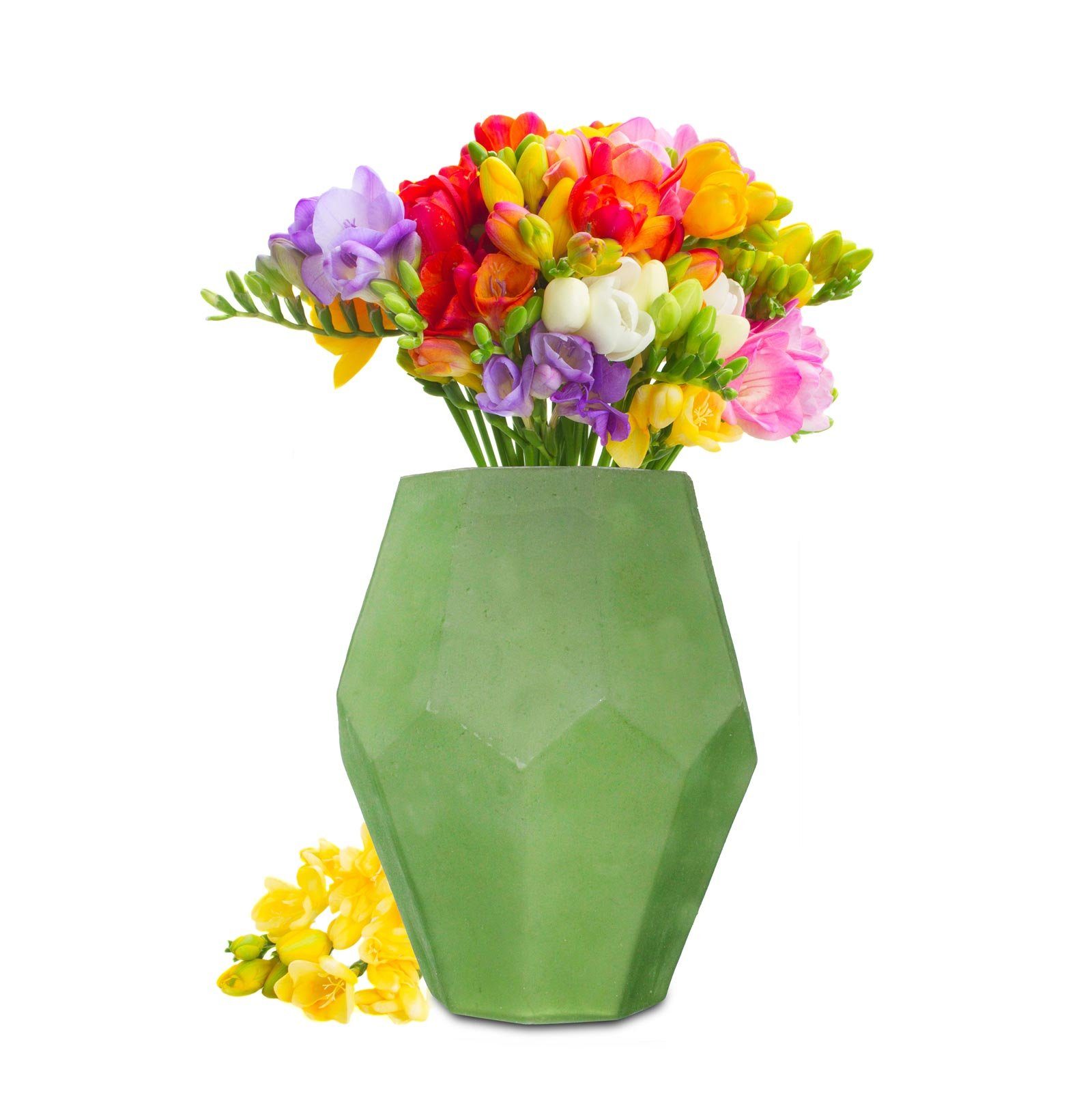 Deko Blumentopf Rot Dekovase Vase Tischvase Blumenvase Dekovase Glasvase Sendez