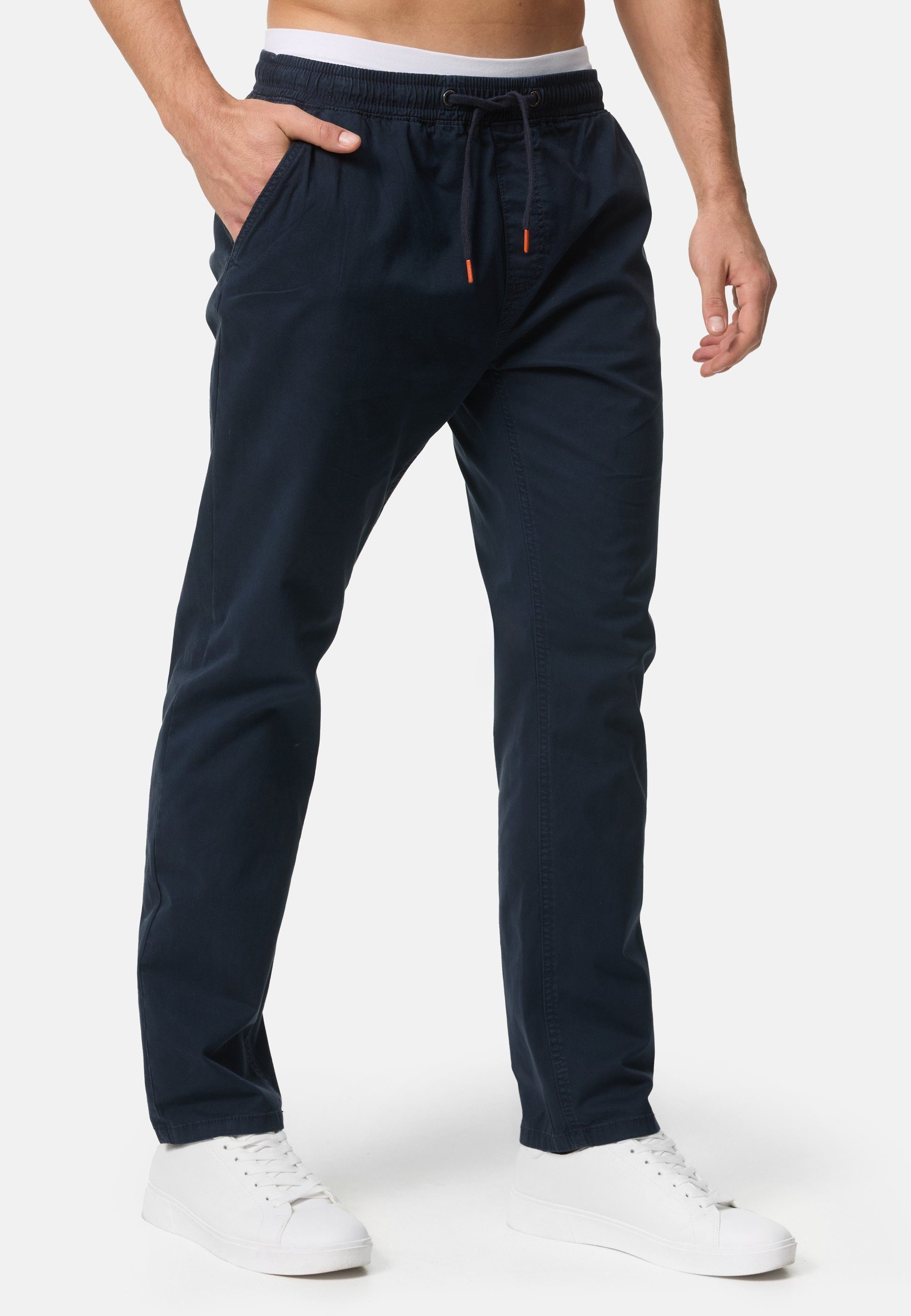 Indicode Chinohose Osborne mit elastischem Bund günstig online kaufen