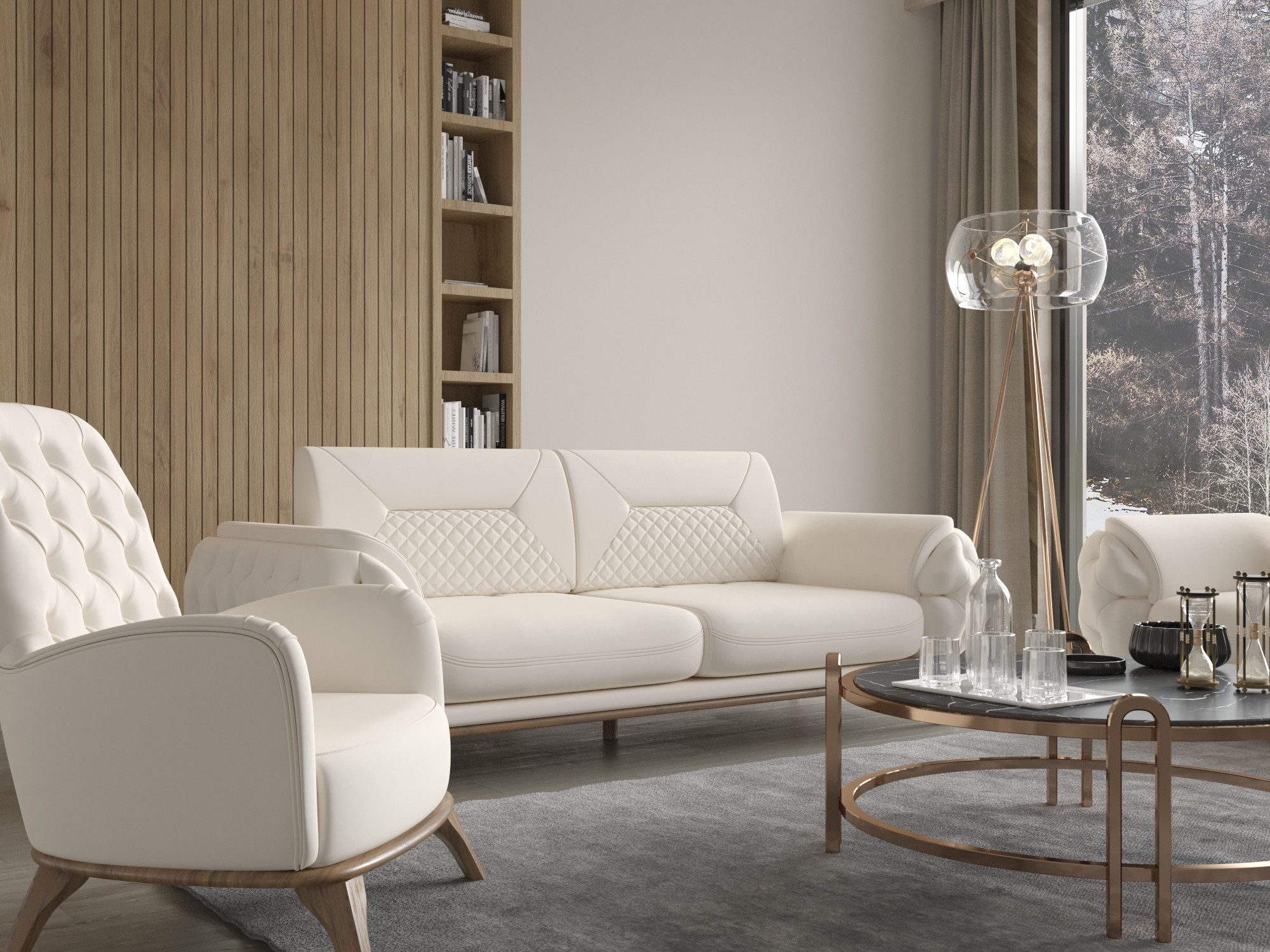 Möbeldreams Sofa Sofa-Set Ema 3-3-1 Modern günstig online kaufen