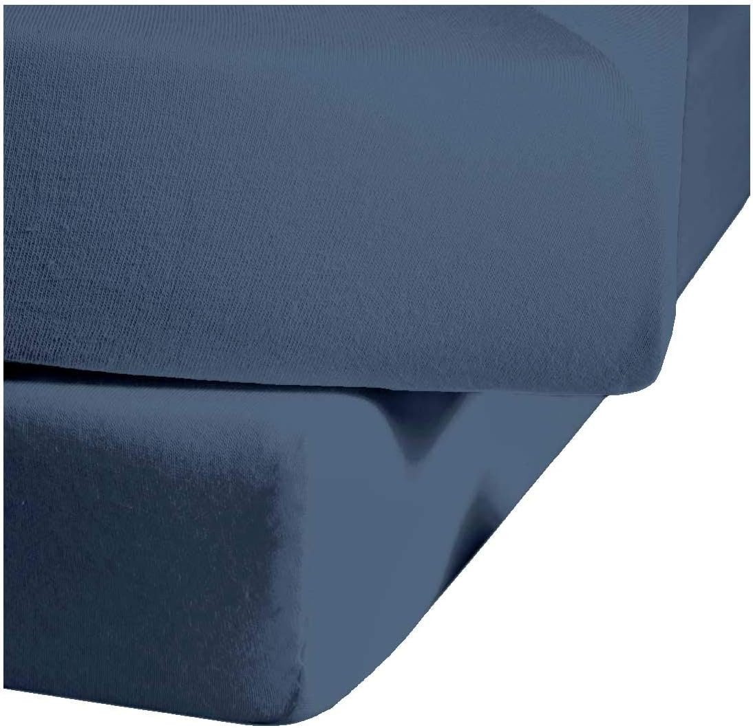 fleuresse Spannbettlaken Comfort Jerseyspannlaken, 96% Baumwolle, günstig online kaufen