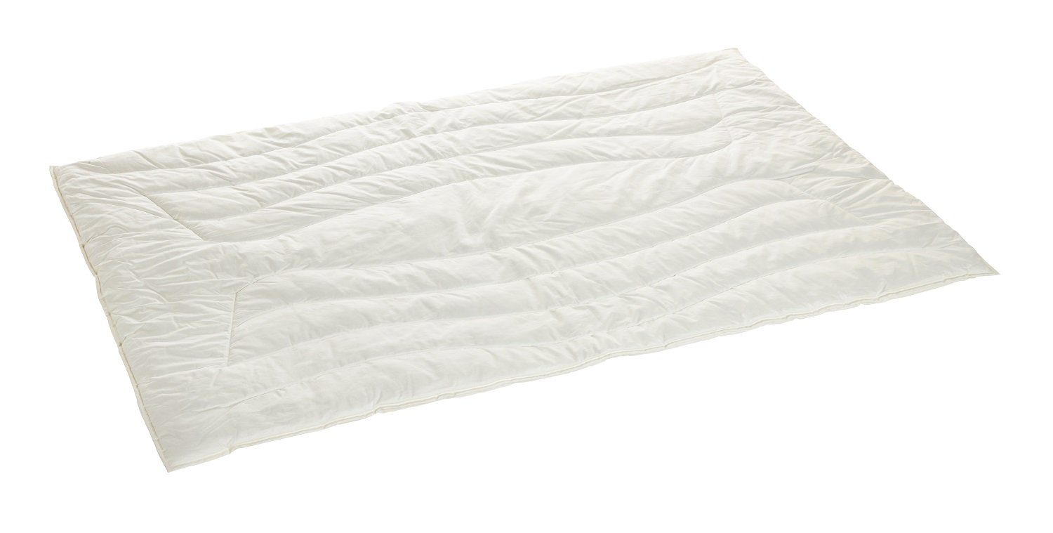 Naturfaserbettdecke, Extra warme Winterdecke Duo-Decke Wärmeklasse 5 flauschig dick, Betten Traumland, Füllung: Tencelmischung, Die Duo-Decke ist eine Decke die aus zwei zusammengenähten Decken.
