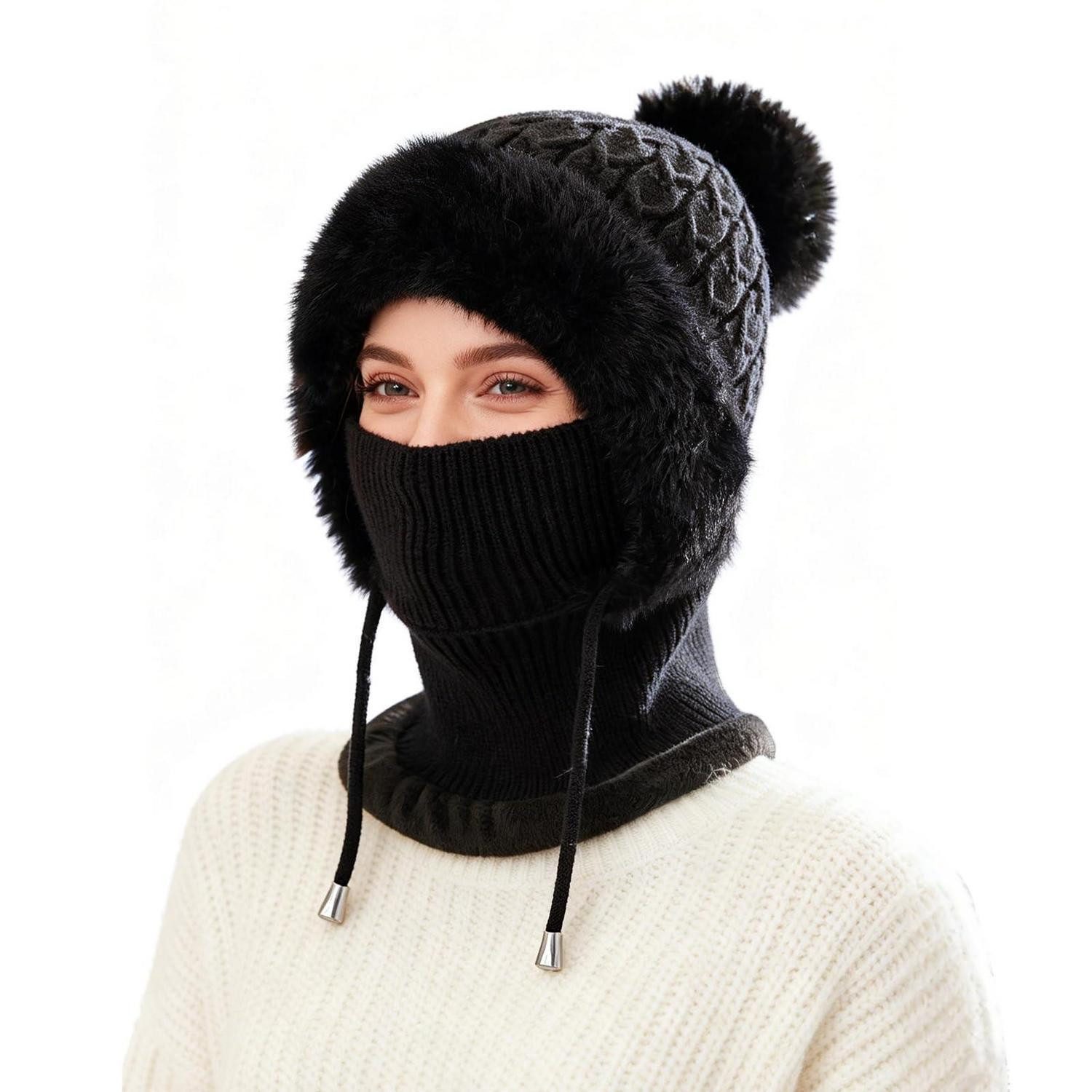 Sturmhaube Sturmhaube Balaclava Gesichtsmaske Schwarz Einheitsgröße
