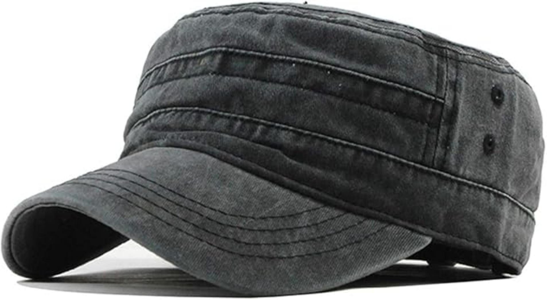 Bwecuy Baseball Cap Vintage Washed Modische Militärmütze, Unisex Army Cap
