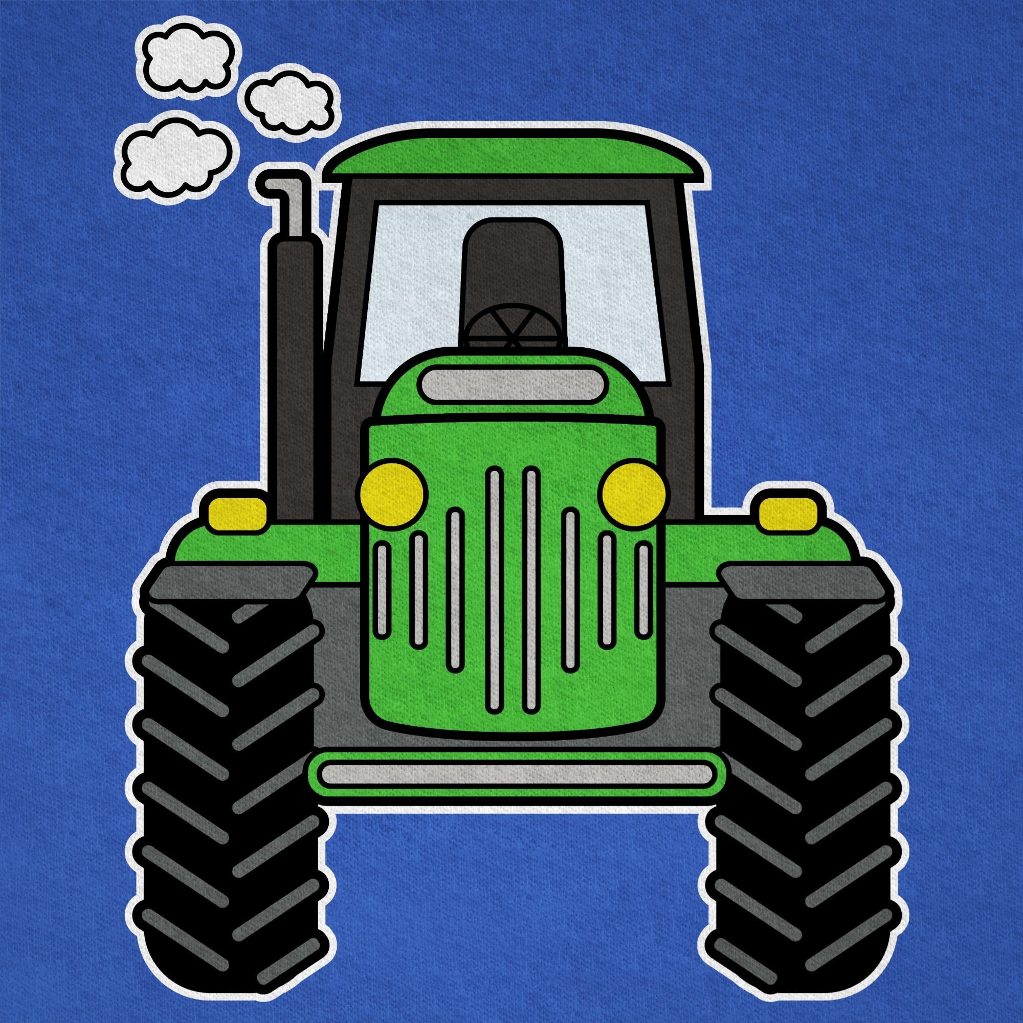 Shirtracer T-Shirt Traktor Front Royalblau 2 Traktor