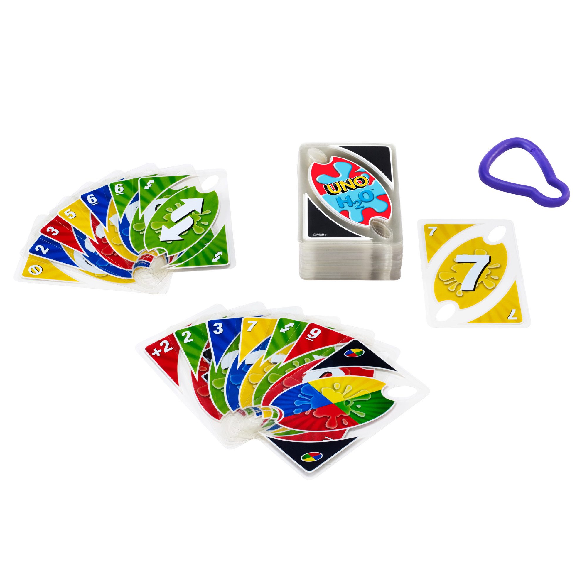 Mattel GmbH Spiel Mattel Games Uno H2o To Go - Card Game