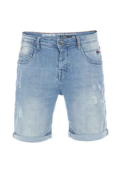 riverso Jeansshorts Herren Shorts RIVTom Regular Fit Bermudashorts mit Stretch