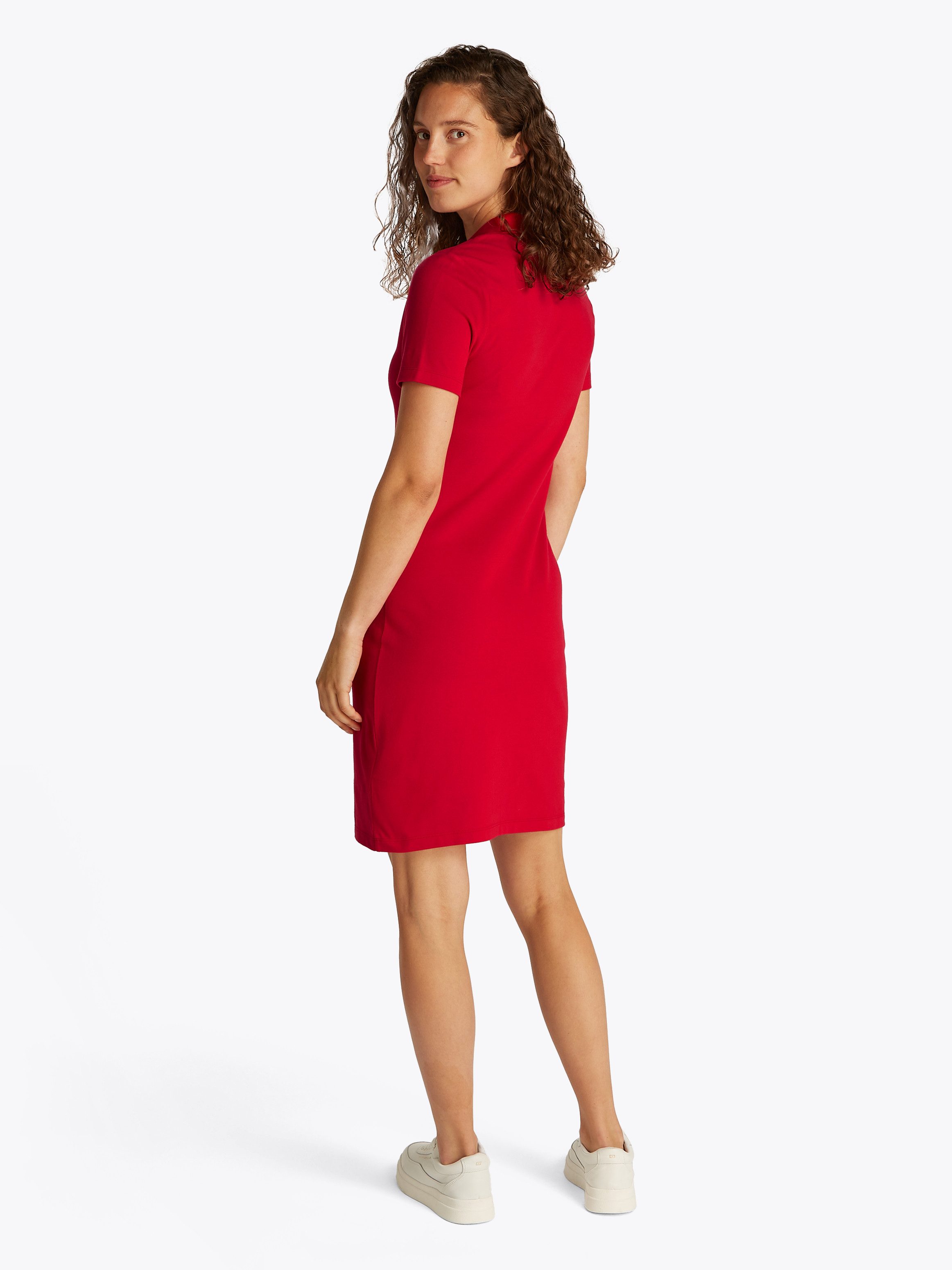 Tommy Hilfiger Polokleid SLIM OPEN NK günstig online kaufen