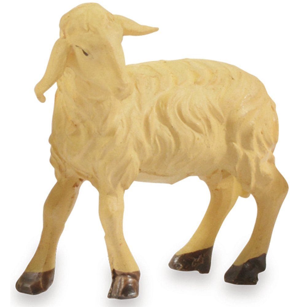 RIFFELMACHER & WEINBERGER Krippen-Zubehör Schafe für Weihnachtskrippe - 6-tlg. Tierset Creme