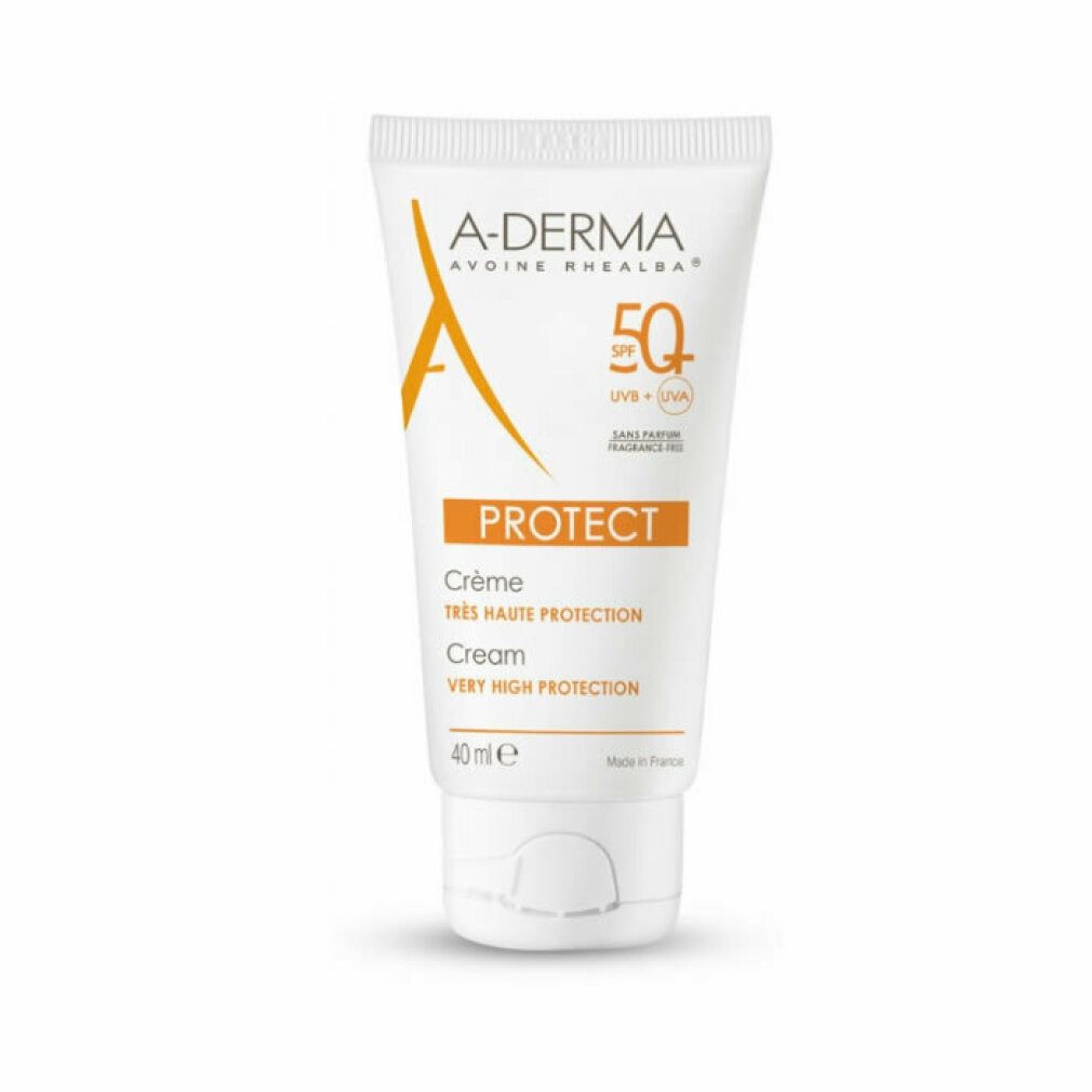Sonnenschutzcreme A derma Protect Duftstofffreie Creme Spf50 40ml