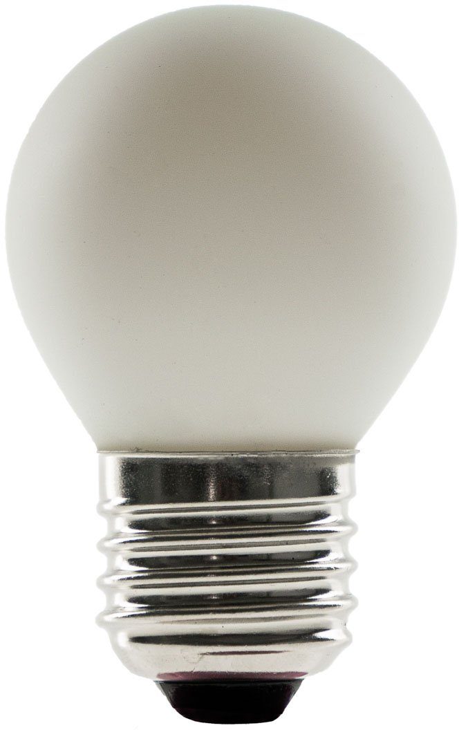 SEGULA LED-Leuchtmittel LED Golfball opal-matt, E27, Warmweiß, dimmbar, E27, Golfball opal-matt, Ambient Dimming