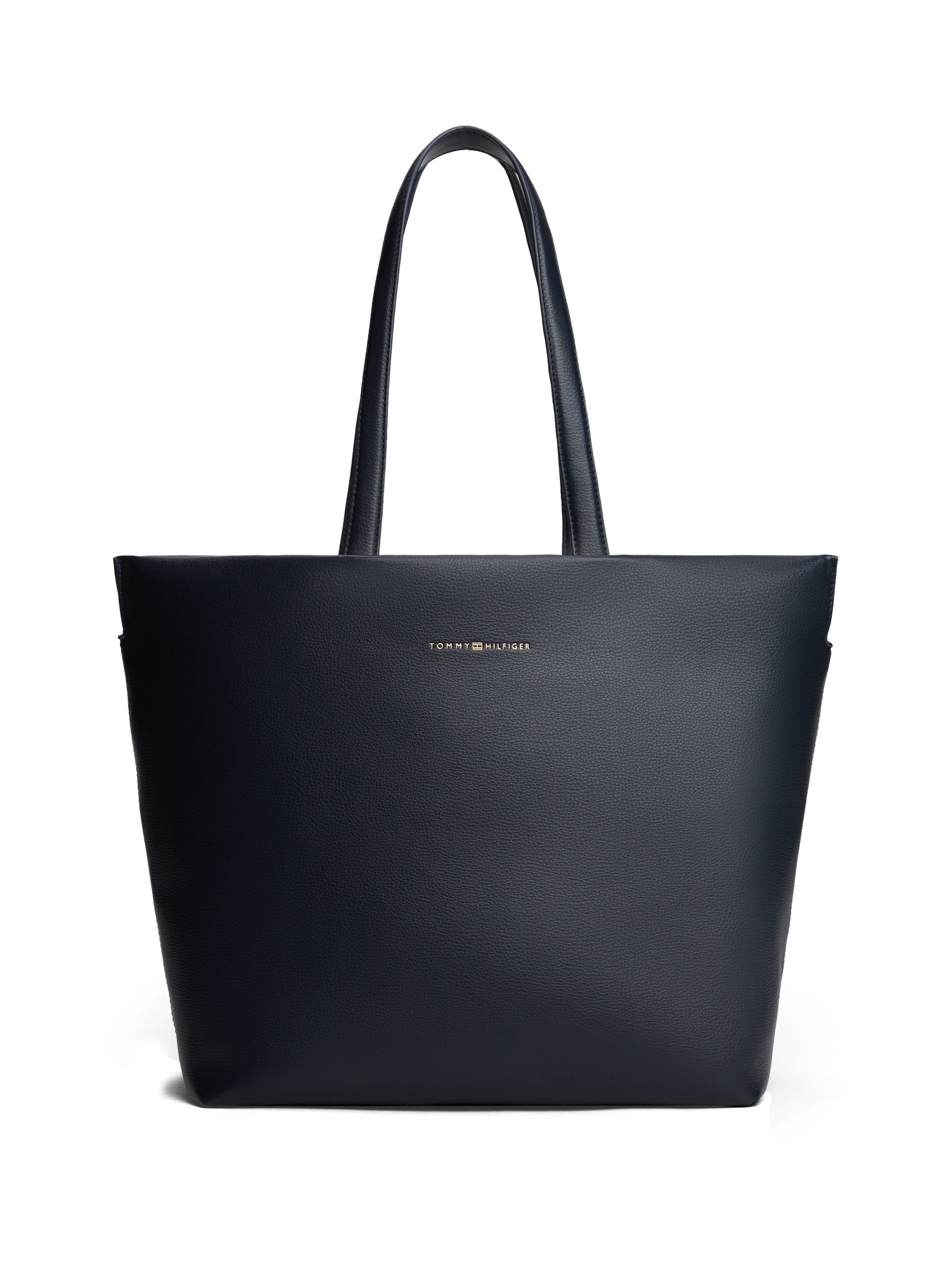 Tommy Hilfiger Tragetasche TH LOGOTAPE TOTE, Damen Shopper, Umhängetasche mit Logoschriftzug