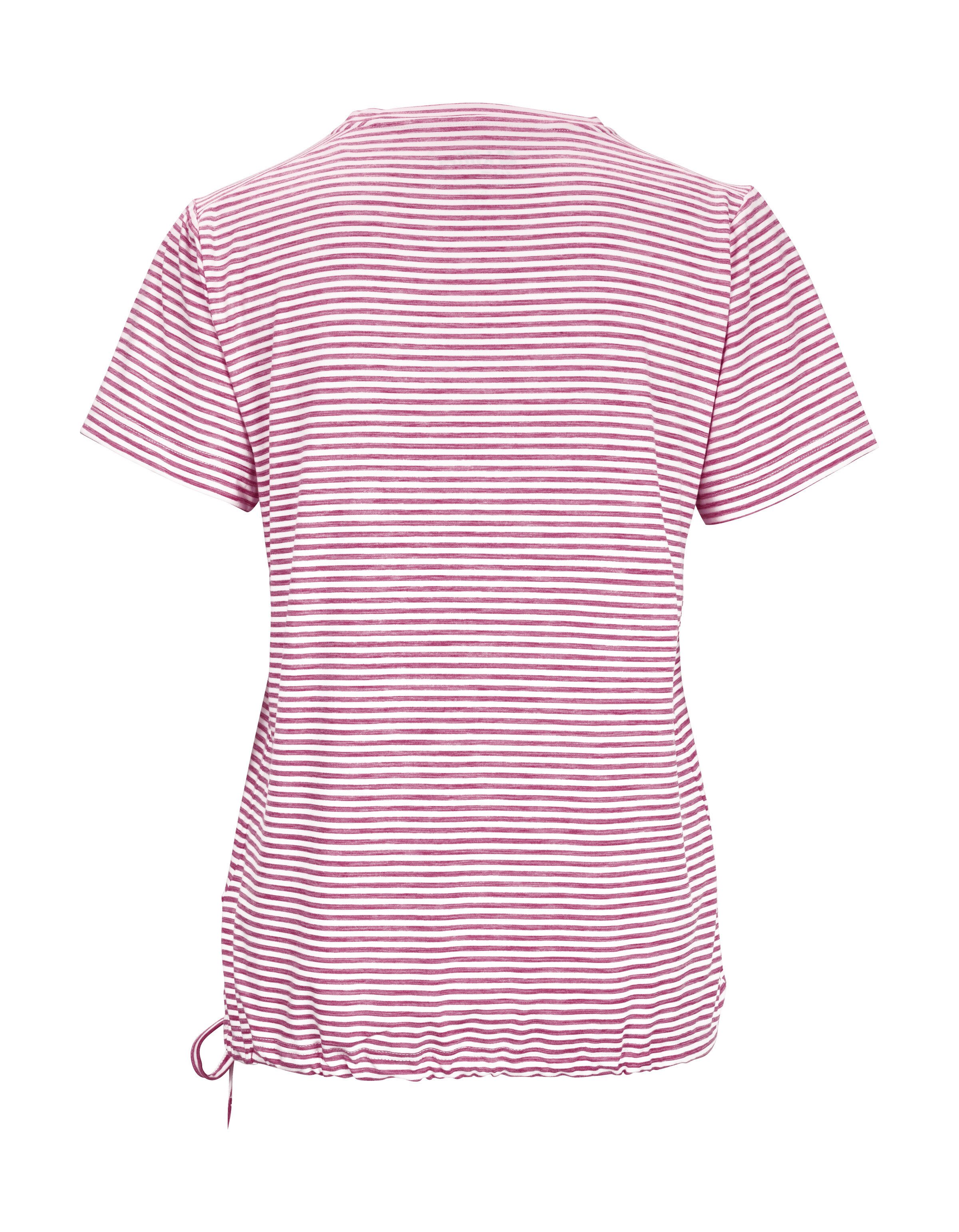 Killtec T-Shirt WMN TSHRT F Gestreiftes, schnelltrocknendes Funktionsshirt mit verstellbarem Saum – Bild 2 von 2