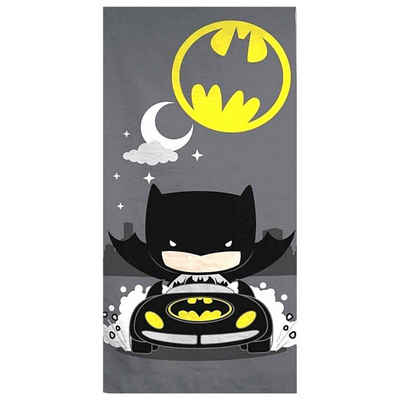 Batman Badetuch, Mikrofaser, Jungen Strandtuch aus Baumwolle 70 x 140 cm