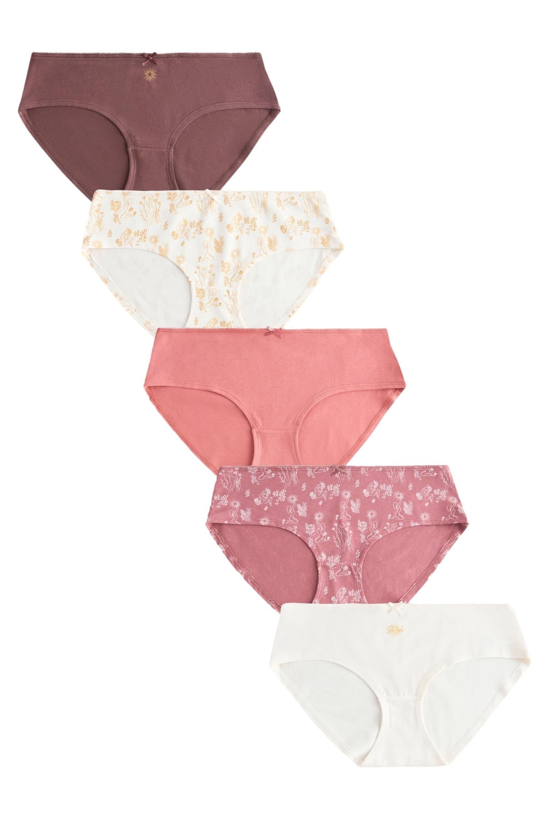 Midislip Midi-Slips im 5er-Pack mit hohem Baumwollanteil
