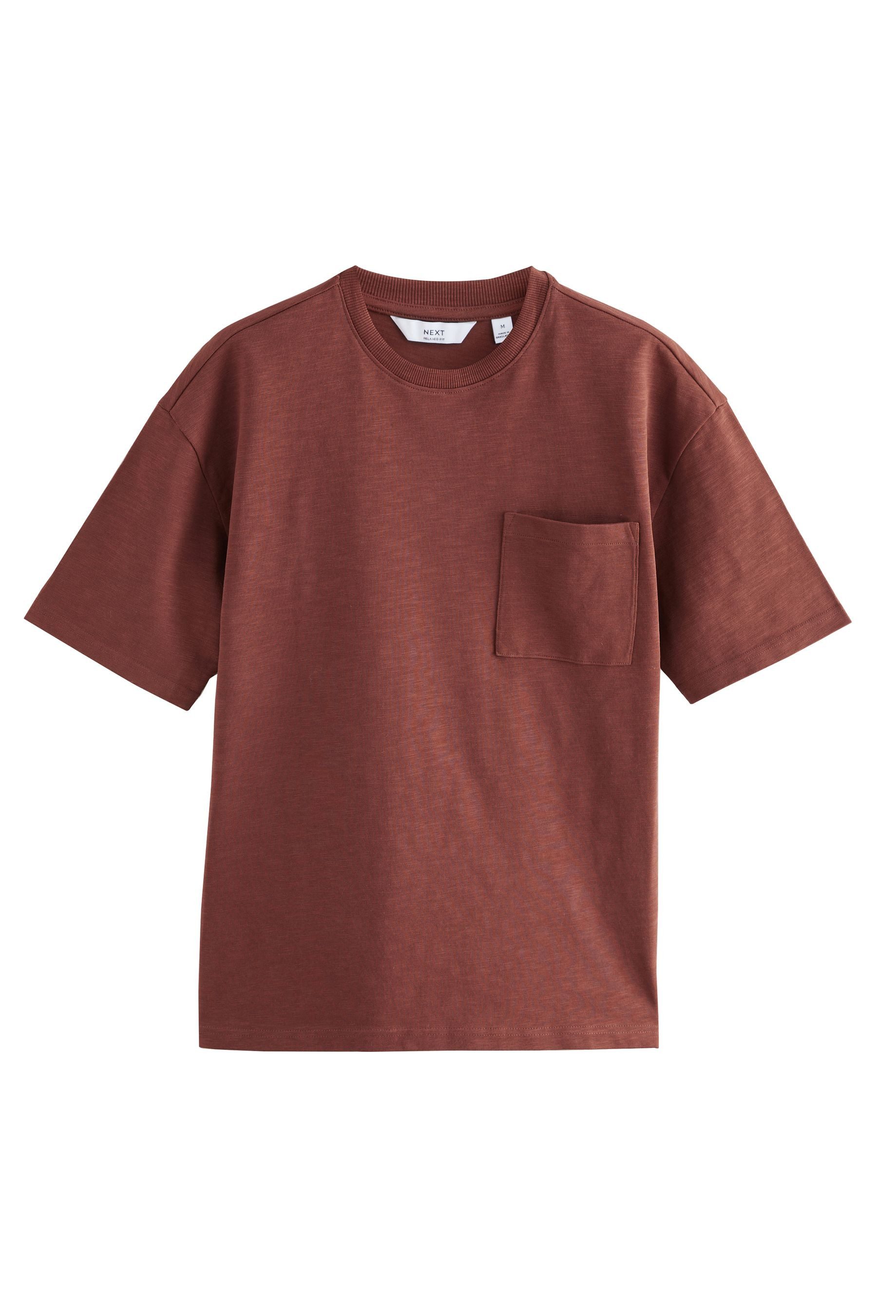 Next T-Shirt Relaxed Fit T-Shirt mit strukturierter Oberfläche (1-tlg) günstig online kaufen