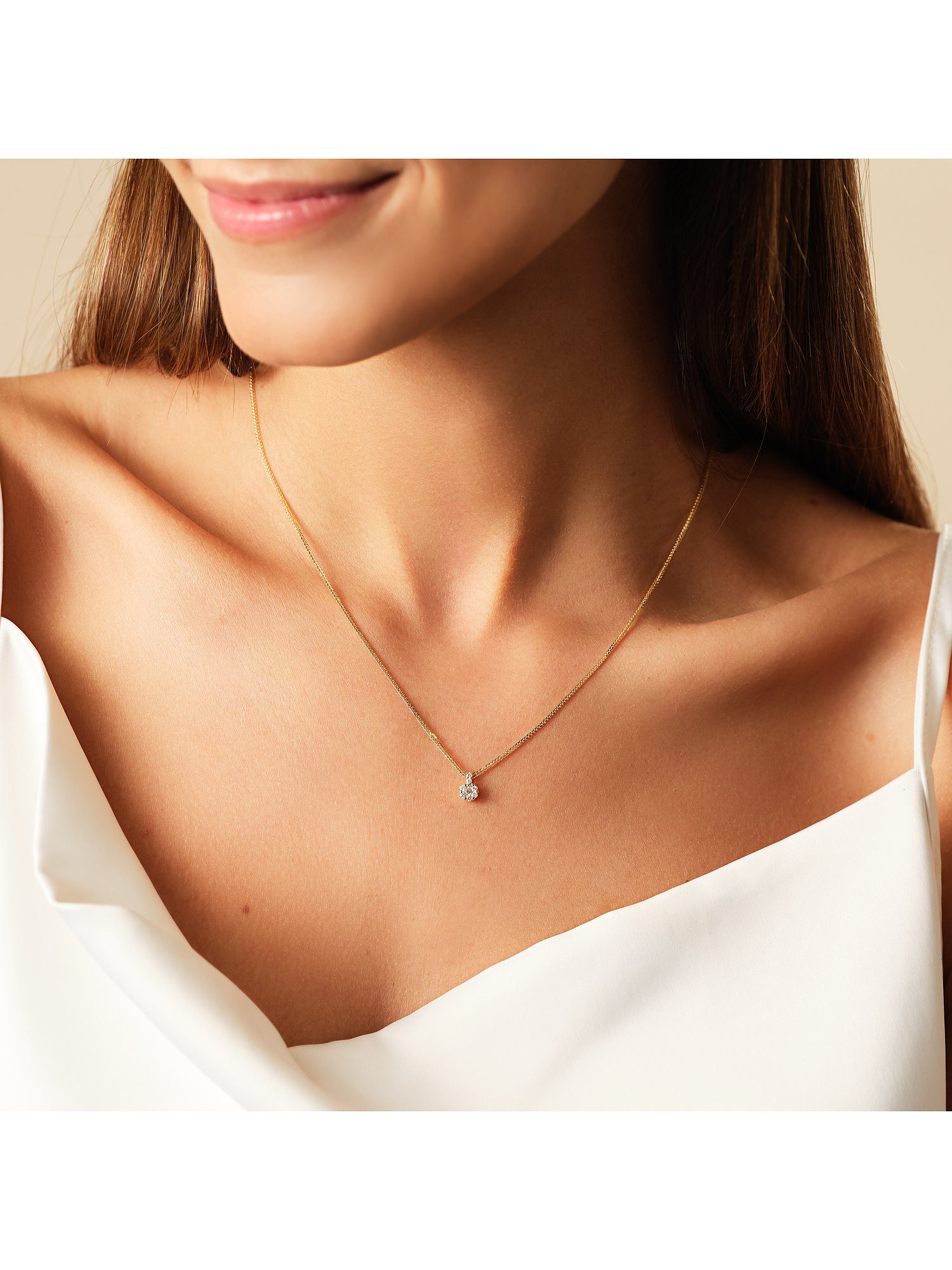 CHRIST Collier CHRIST Damen-Kette 1 Diamant günstig online kaufen