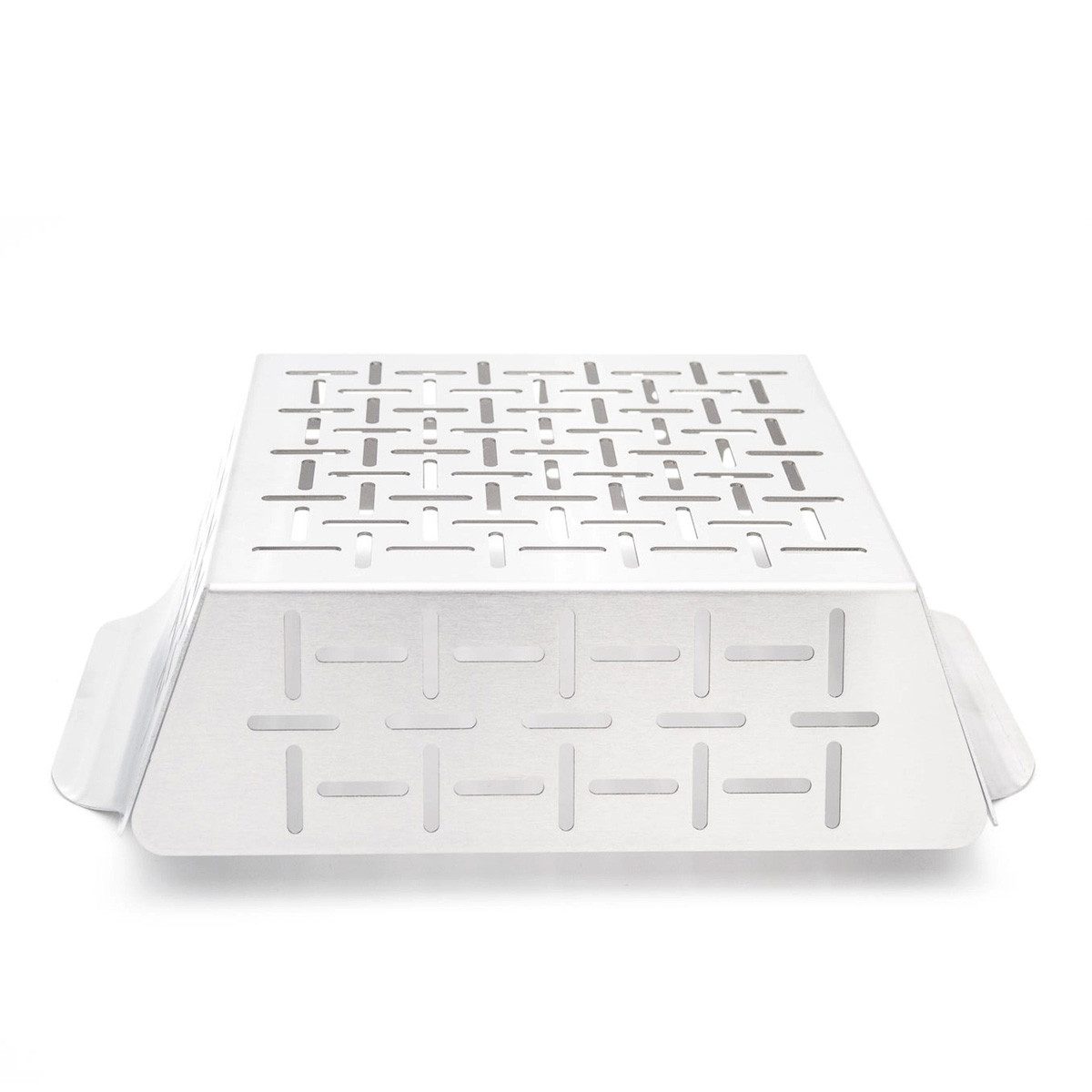 GRILL-EXPERTE Grillschale Edelstahl-Grillkorb, BBQ Gemüsekorb - Grillschale 19 x 24 x 5,5 cm