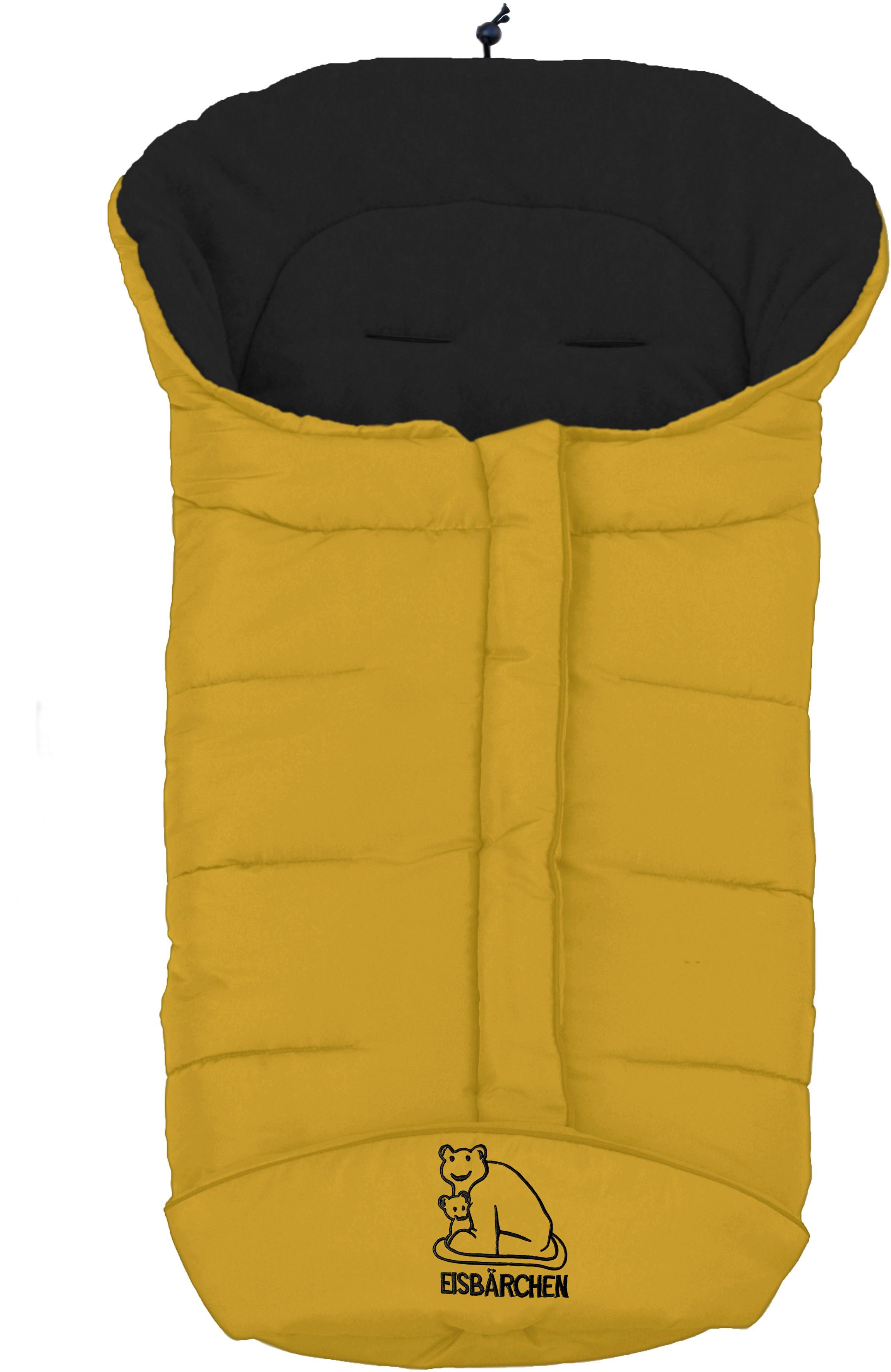 Heitmann Felle Fußsack Eisbärchen - Winterfußsack Copy Fleece, mit Fleecefutter, Mumienform möglich, für Kinderwagen, waschbar