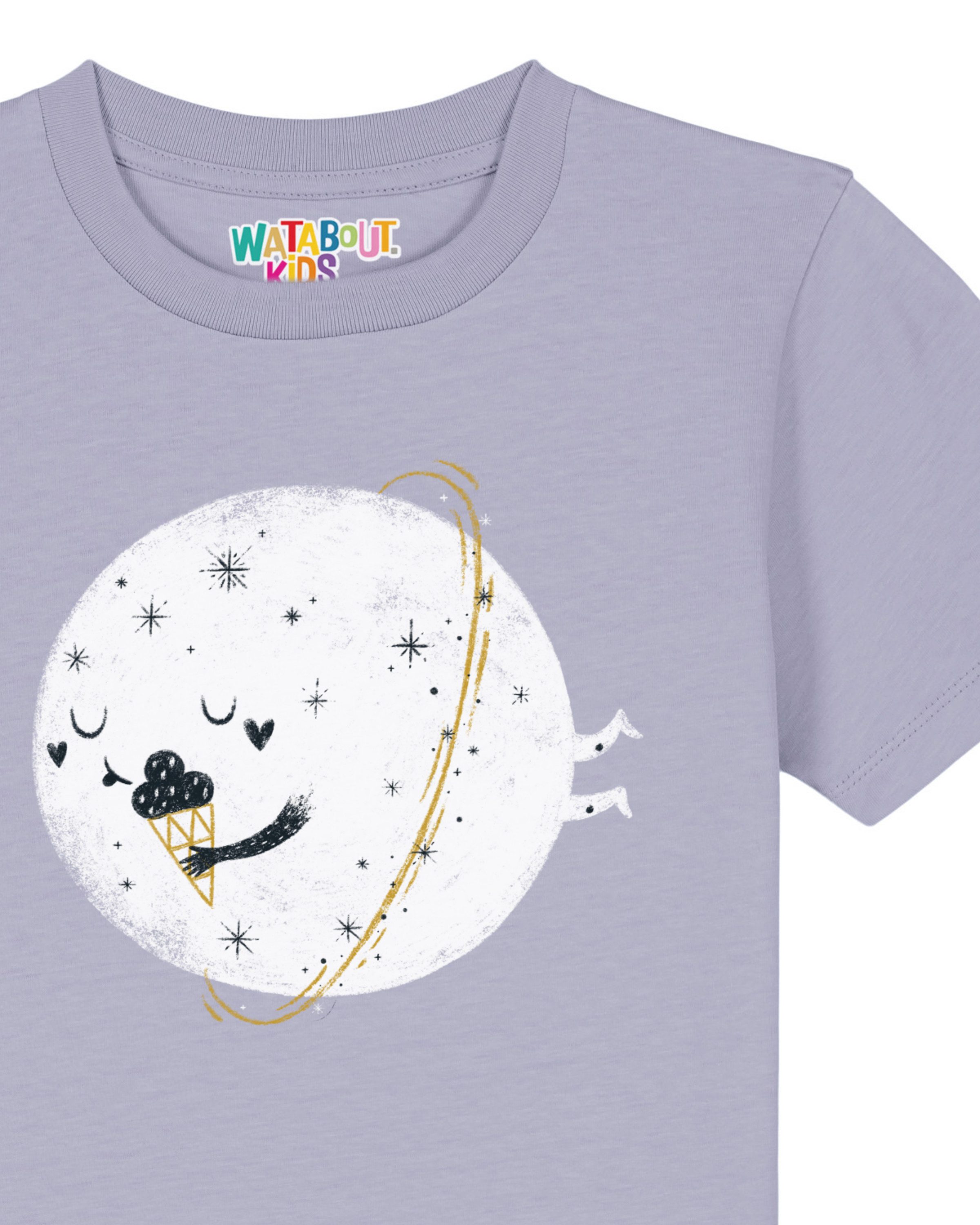 wat? Apparel T-Shirt Planet mit Eis