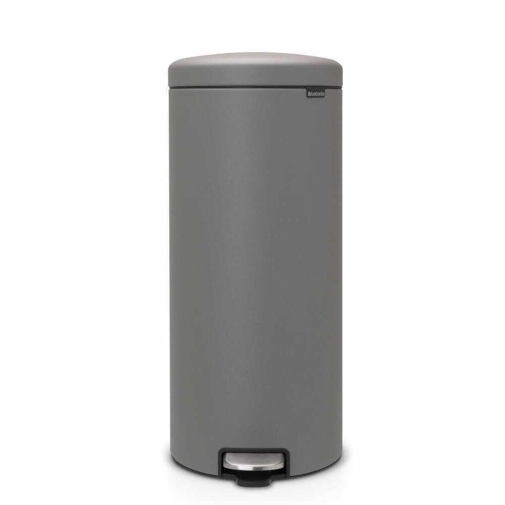 Brabantia Mülleimer NewIcon, Mineral Concrete Grey, 30 L