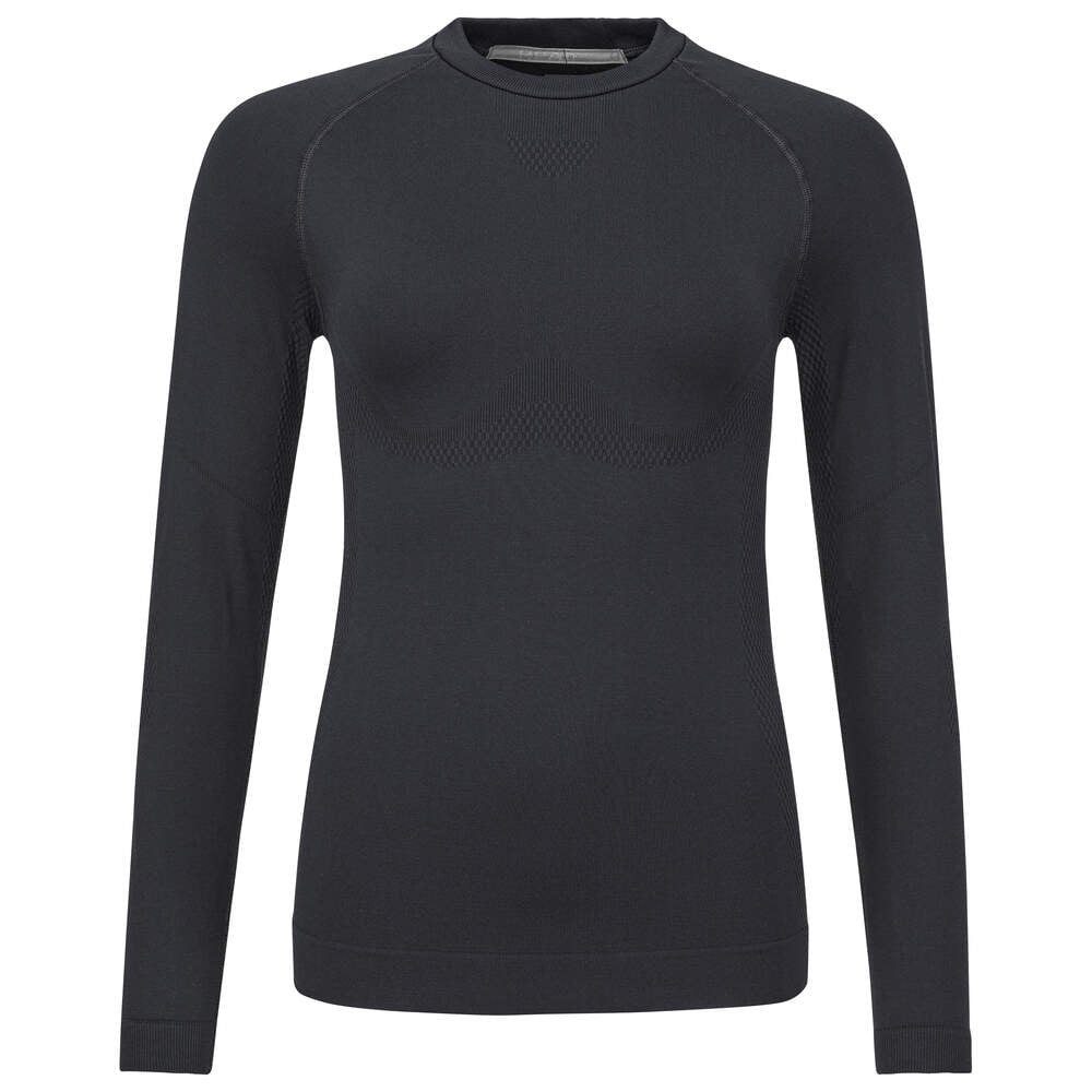 Langarmshirt Funktionsunterwäsche Flex Seamless (nahtlos) schwarz Damen