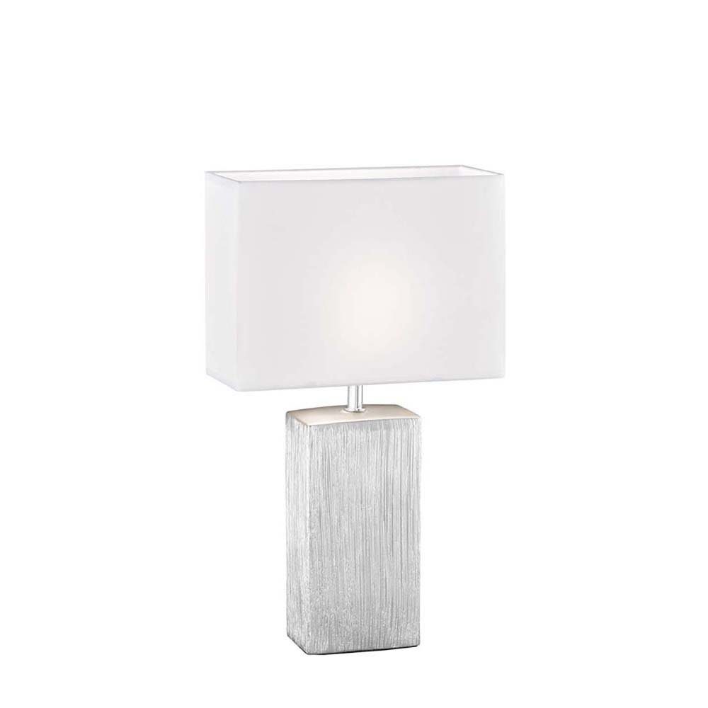 etc-shop LED Tischleuchte, Nachttischleuchte Tischlampe Leseleuchte Keramik Wohnzimmerlampe