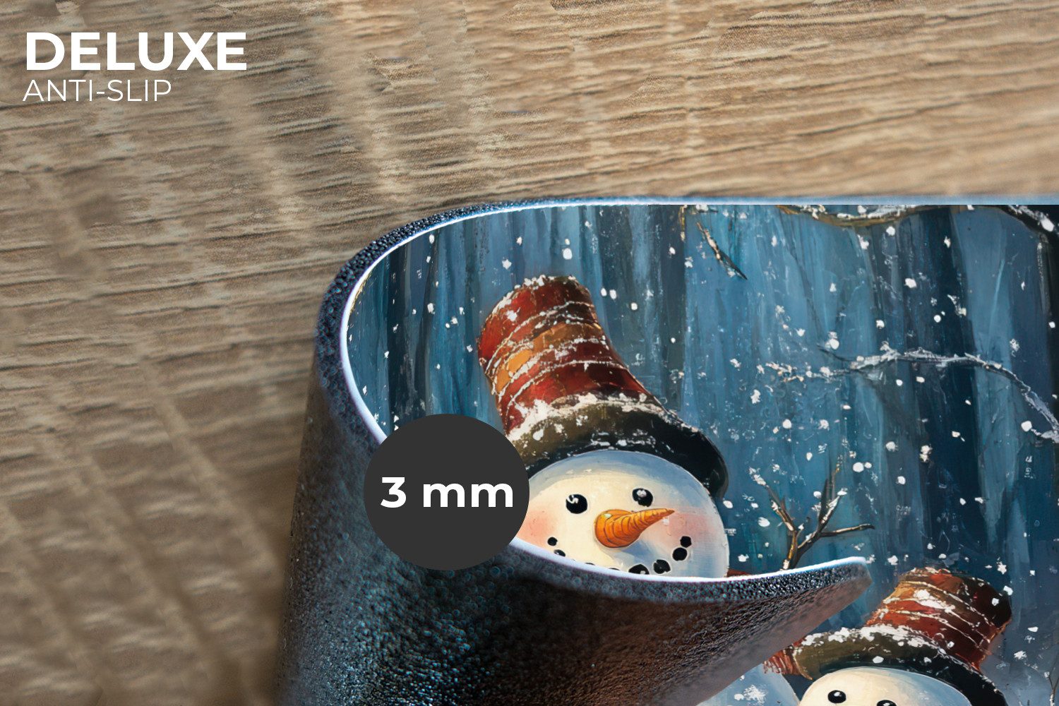 MuchoWow Platzset Schneemann - Schnee - Winter - Wald, (6-St), Platzsets, T günstig online kaufen