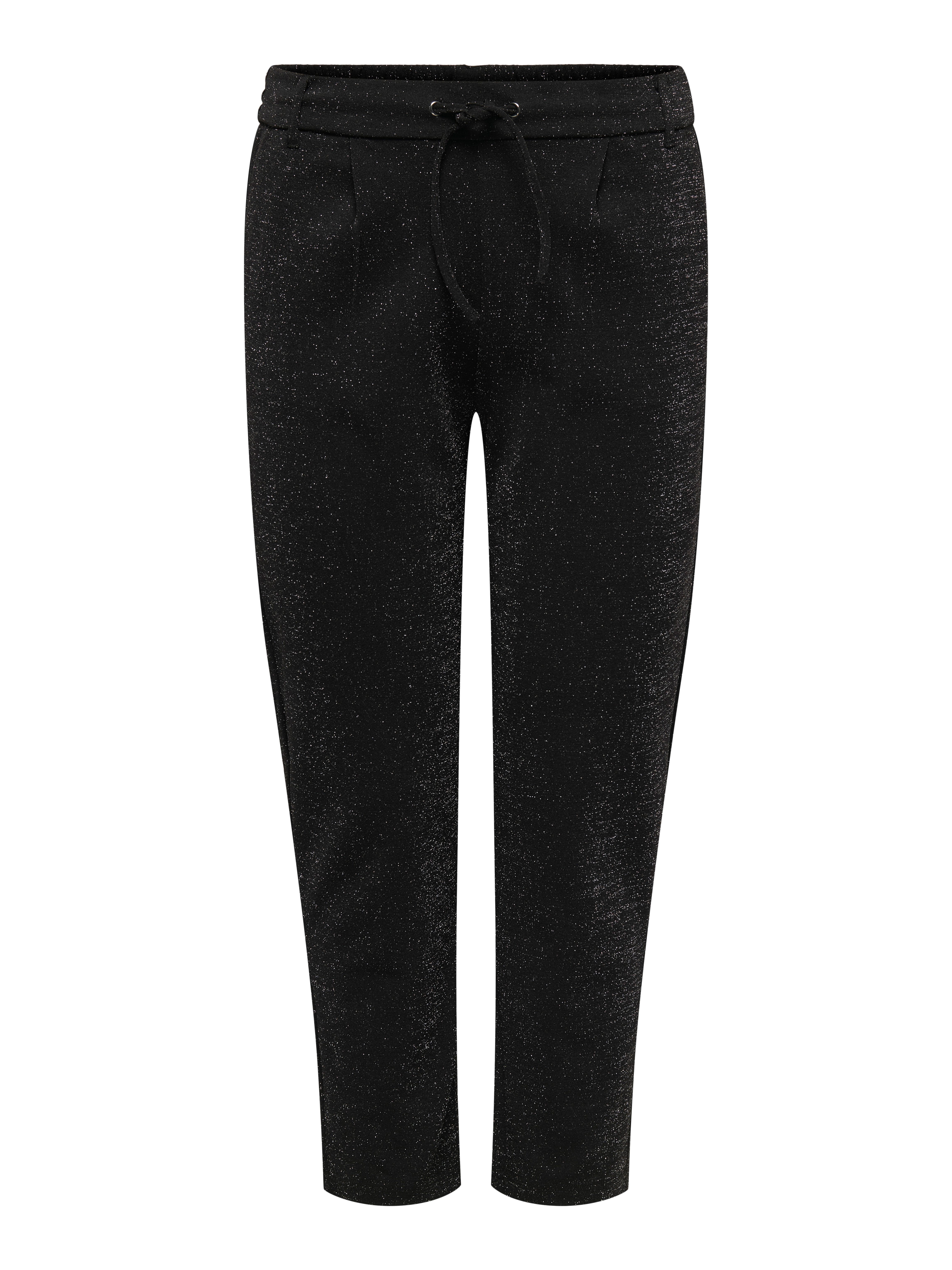ONLY CARMAKOMA Jogginghose CARPOPTRASH-ALYA EASY GLIT PANT NOOS mit Glitzereffekt
