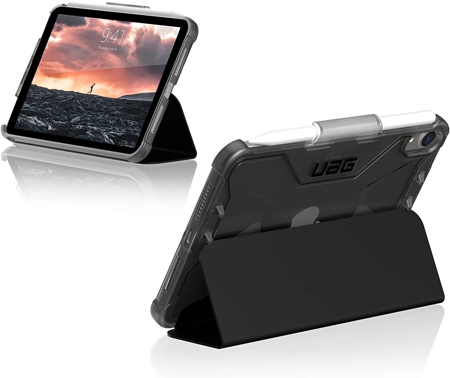 UAG Tablet-Hülle Plyo, [Apple Pencil Halterung, Sturz- und stoßfest nach US-Militärstandard]