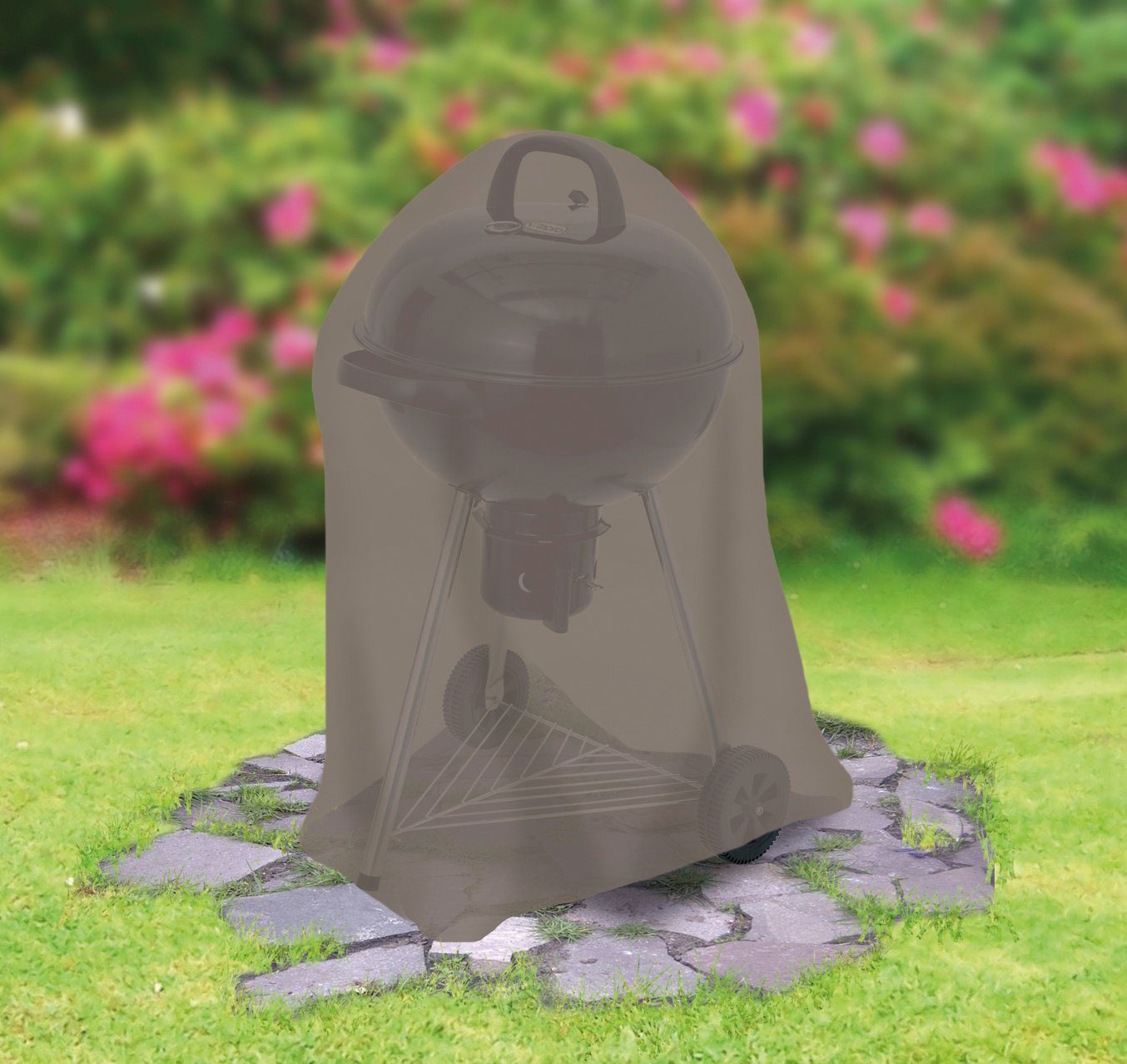 Tepro Grill-Schutzhülle, BxLxH: 57x57x85 cm, für Kugelgrill klein