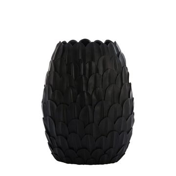 Light & Living Dekovase Vase Feder - Schwarz - 37x23x50cm