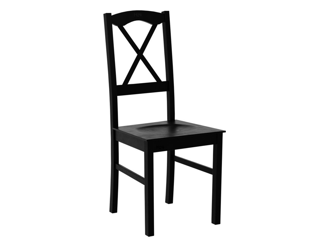 [Beliebte Verkäufe] MIRJAN24 Stuhl Nilo XI 43x40x95 cm DX Buchenholz, aus (1 Stück), Schwarz
