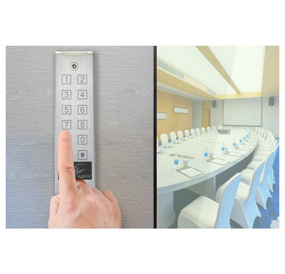 Thumbnail - Sygonix Türschlossantrieb Sygonix SY-4777290 Code-Tastatur mit RFID Aufputz 12 V/DC, 24 V/DC IP