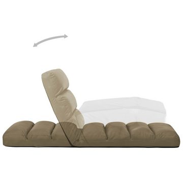 möbelando Chaiselongue Altlay, L/B/H/T: 175x56x20x20 cm, aus Kunstleder in Cappuccino-Braun