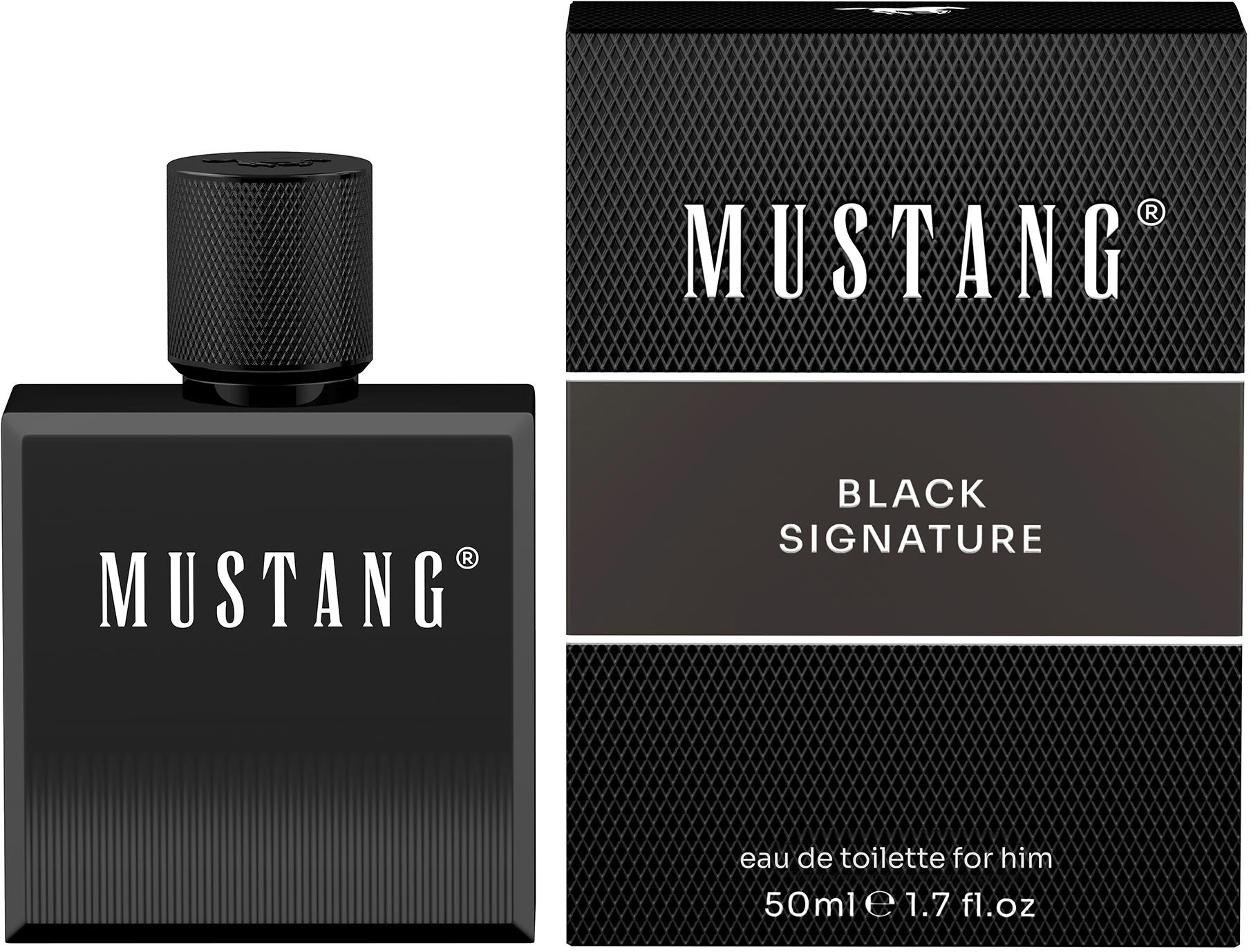 MUSTANG Eau de Toilette MUSTANG BLACK SIGNATURE for him EdT 50ml