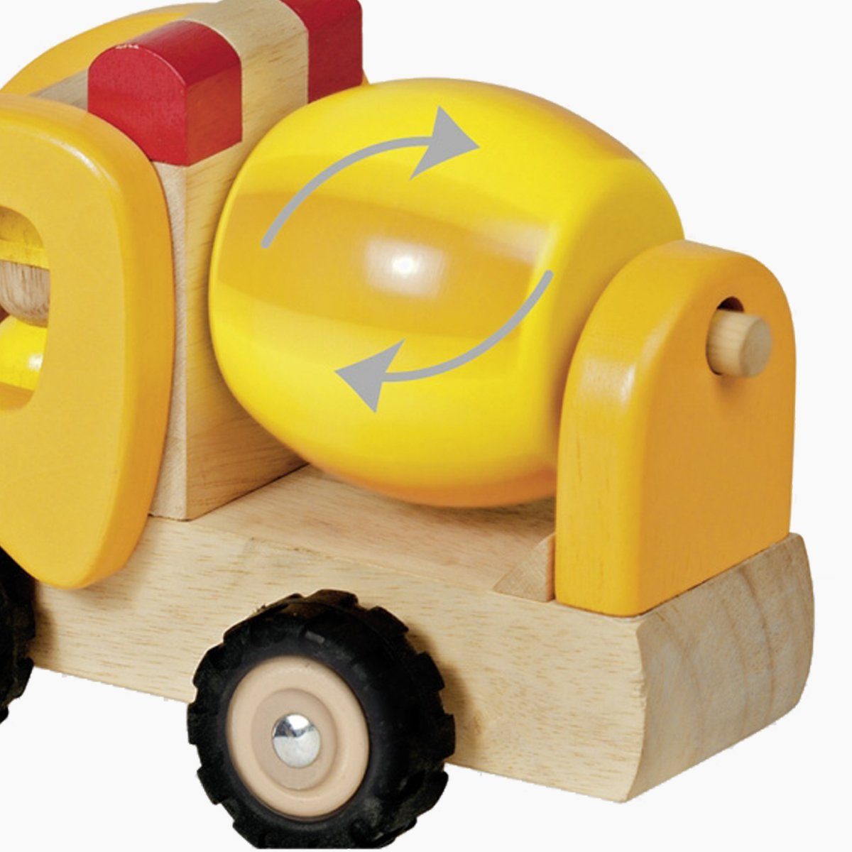 goki Spielzeug-Betonmischer Betonmischer Goki, (Packung, 1-tlg., set), Die Mischtrommel ist drehbar!