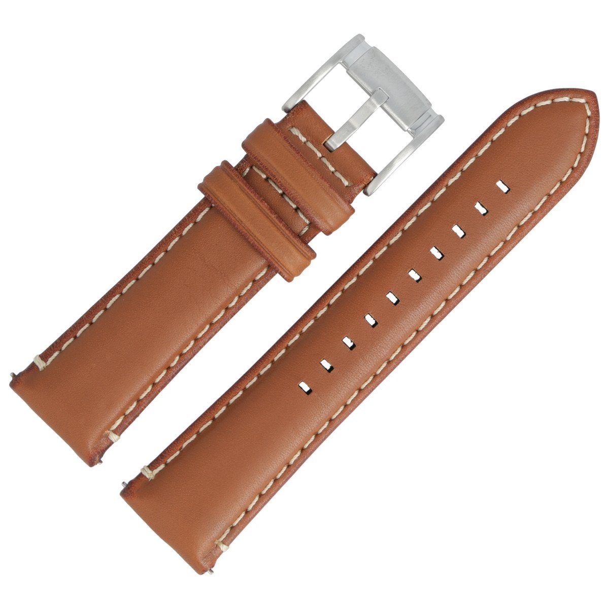 Fossil Uhrenarmband 22mm Leder Braun FS-5060 günstig online kaufen