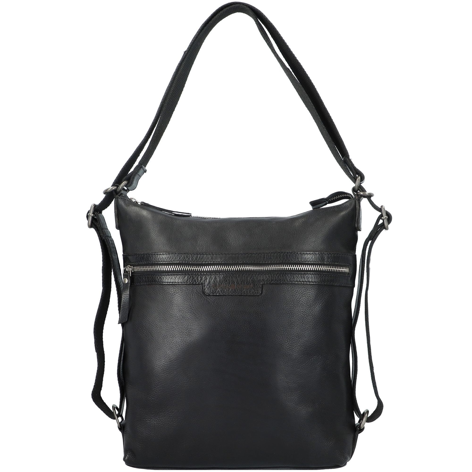 Greenburry Schultertasche Soft Washed, Leder
