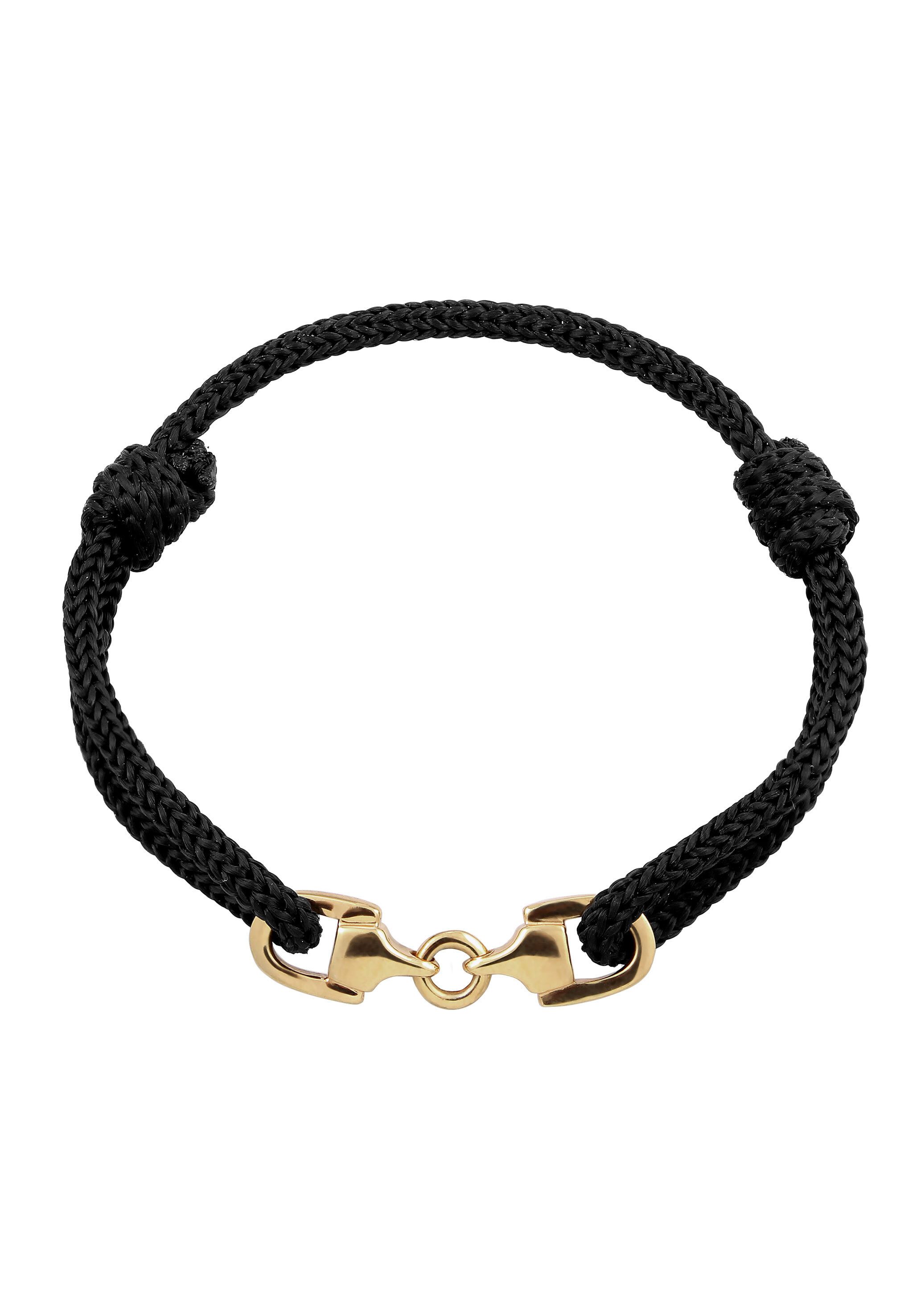 Elli Armband Nylonband Steigbügel 925 Sterling Silber (kein Set, 1-tlg)